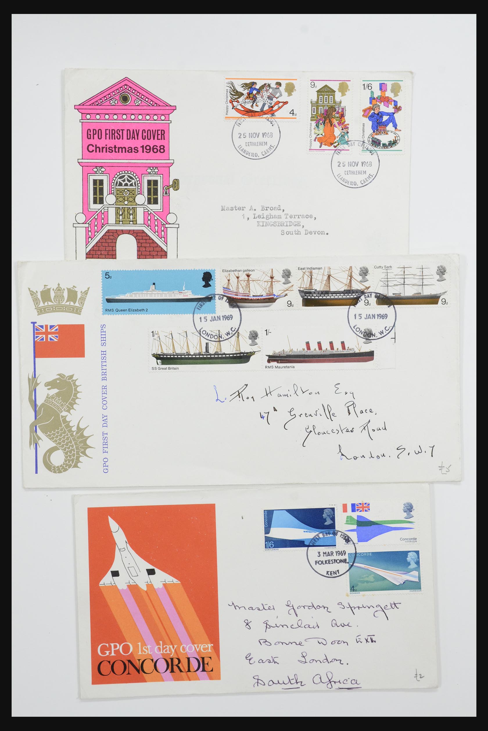 31832 013 - 31832 Engeland FDC's 1964-2008.