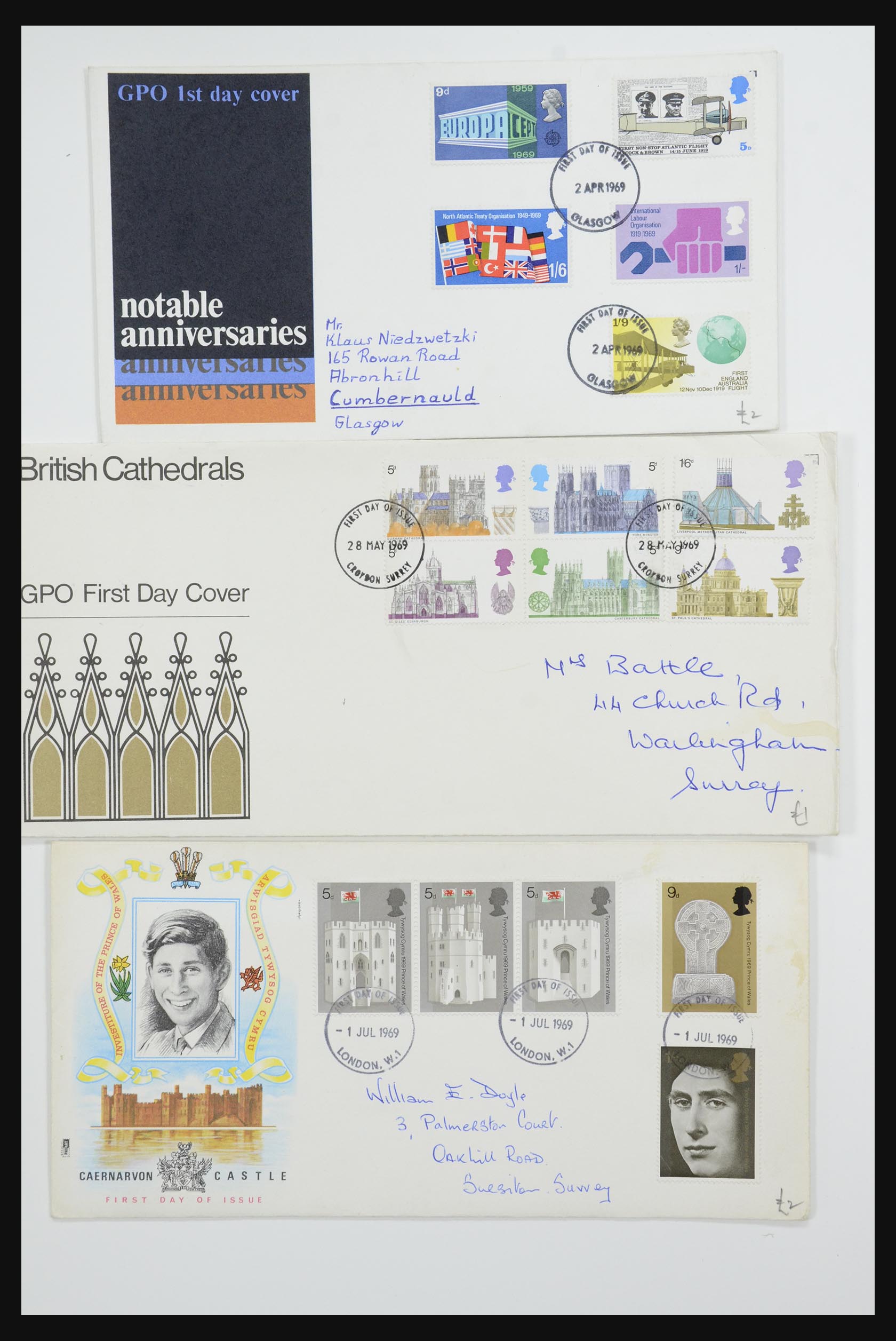 31832 014 - 31832 Engeland FDC's 1964-2008.