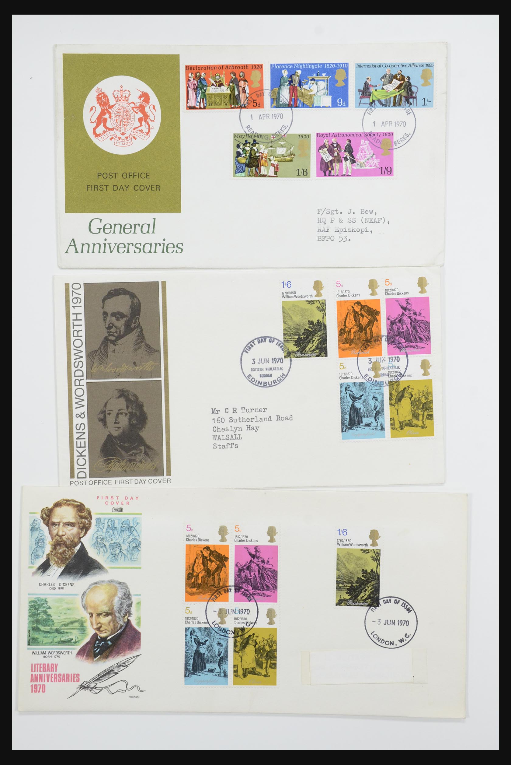 31832 018 - 31832 Engeland FDC's 1964-2008.