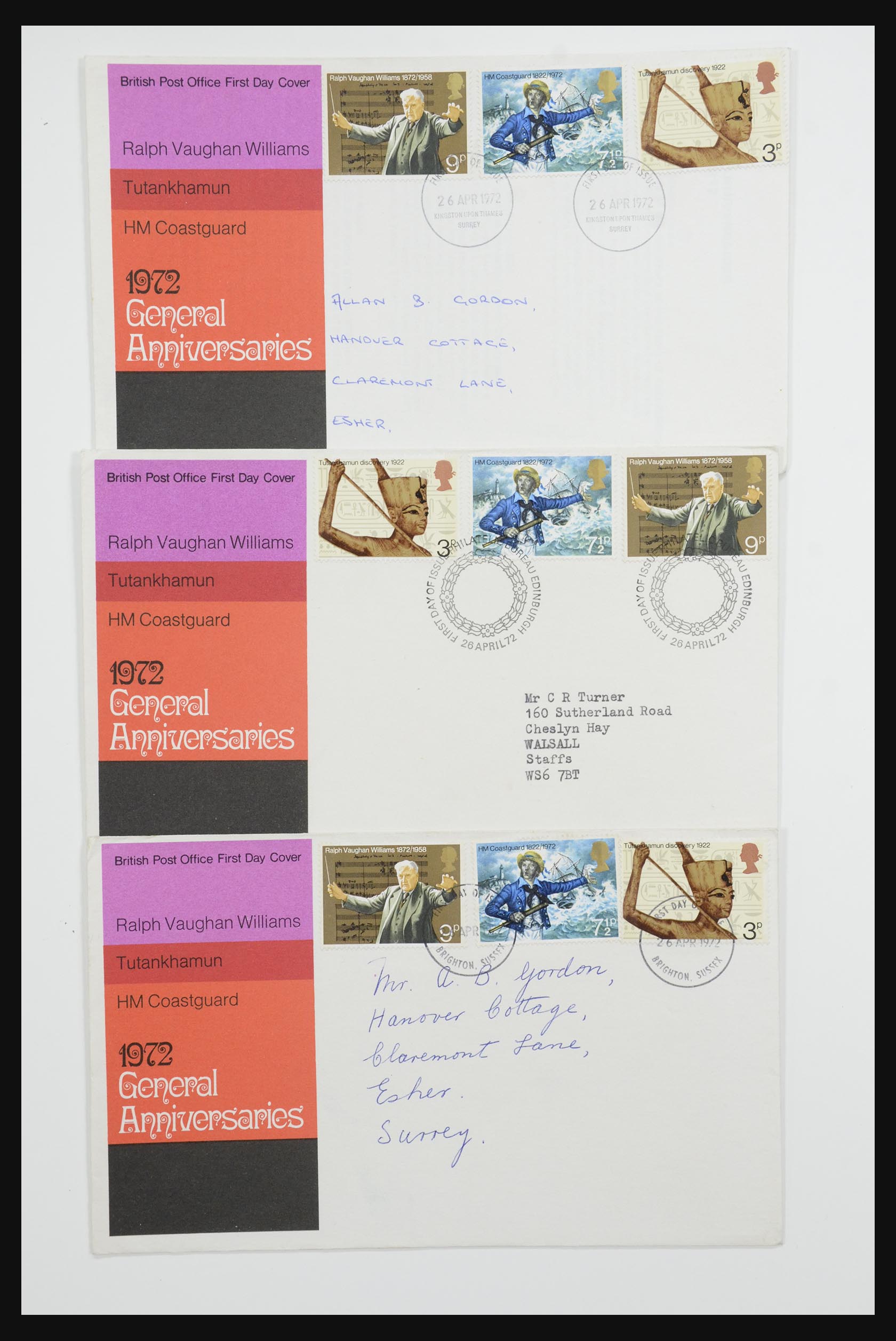 31832 037 - 31832 Engeland FDC's 1964-2008.