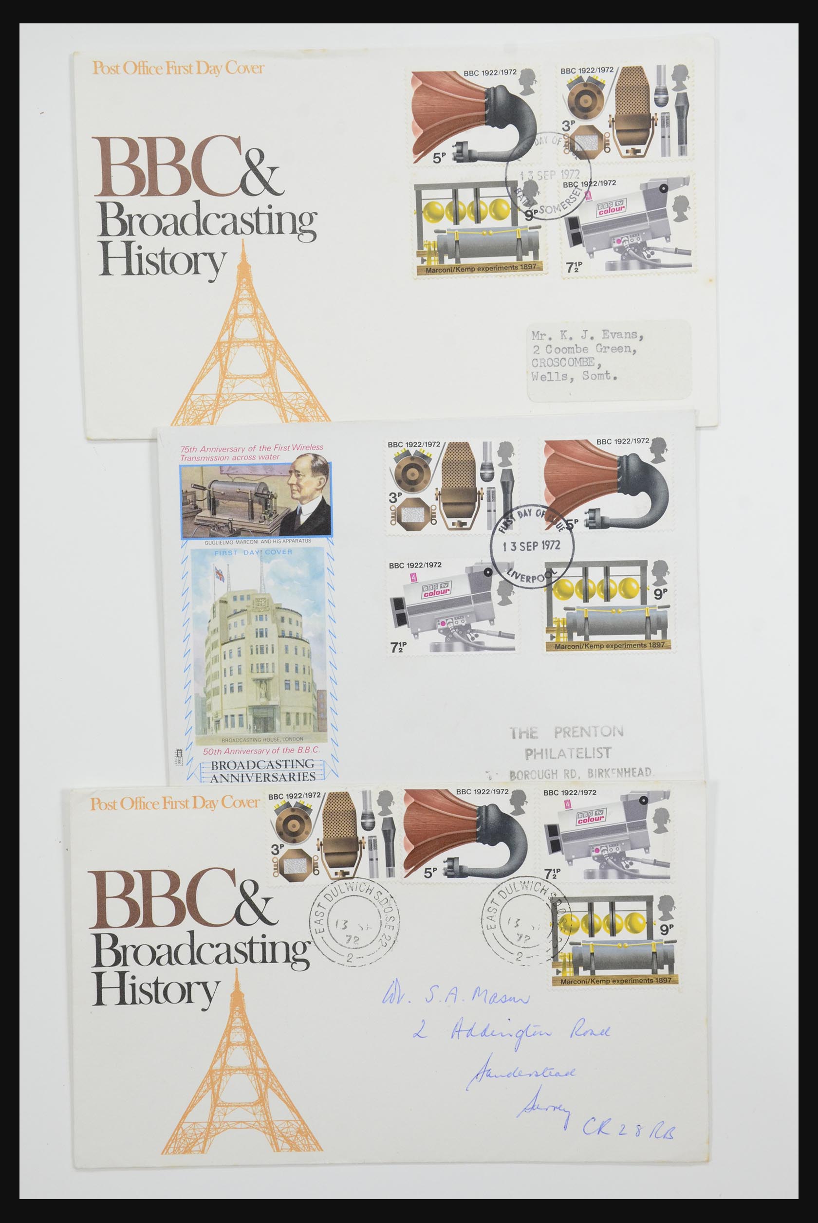 31832 040 - 31832 Engeland FDC's 1964-2008.