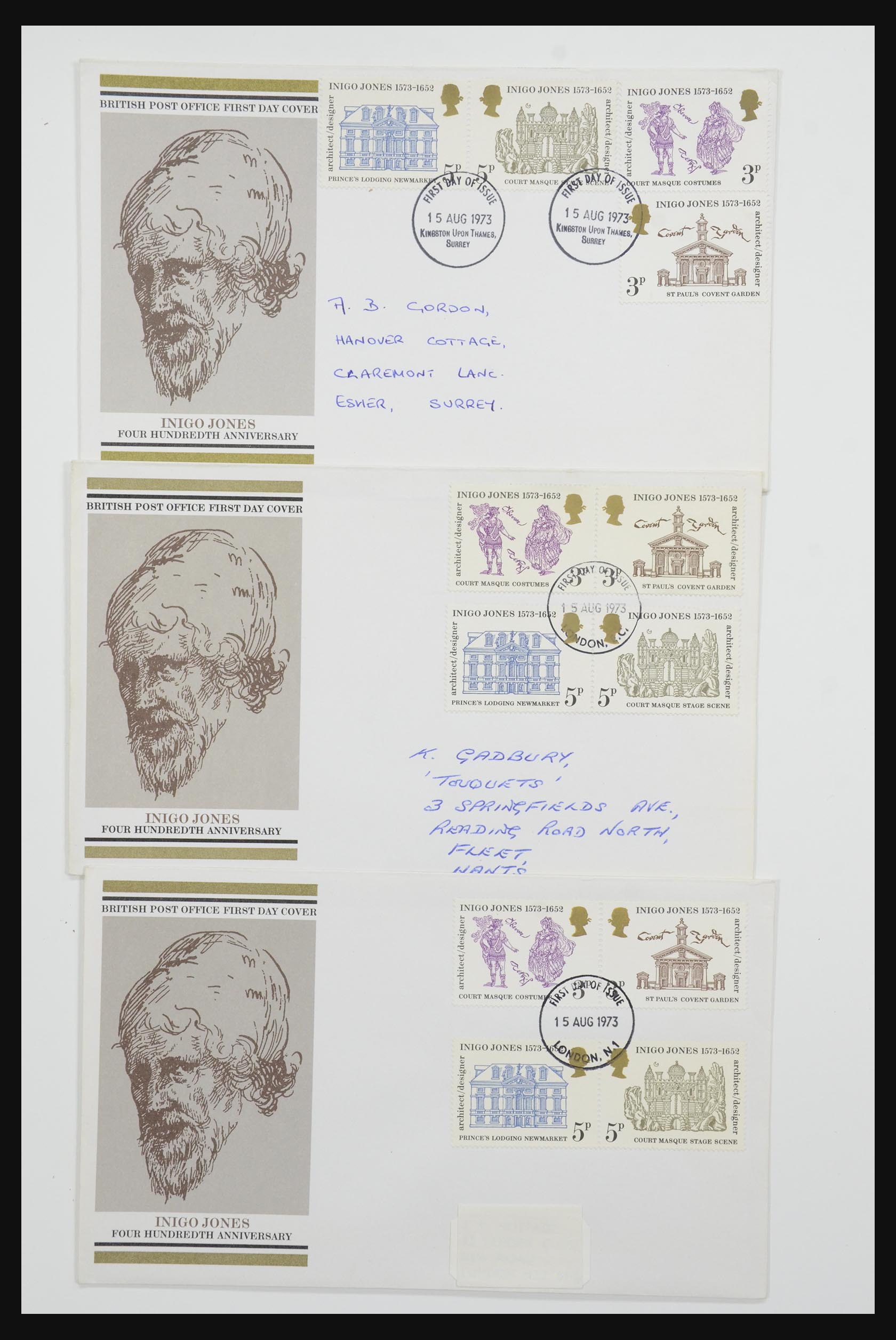 31832 062 - 31832 Engeland FDC's 1964-2008.