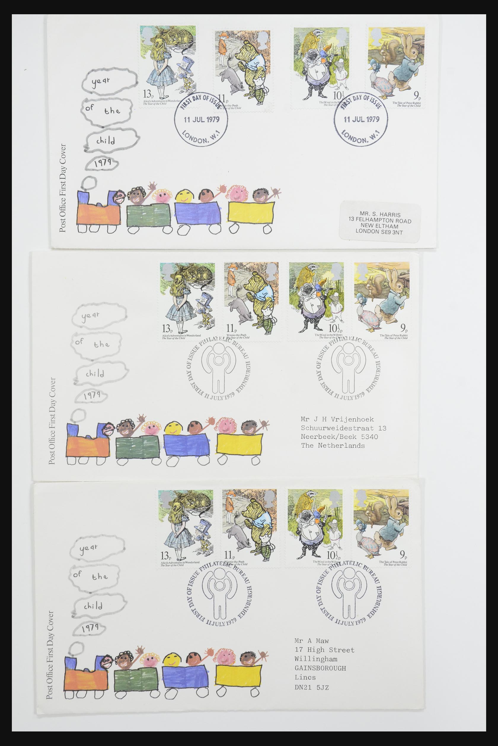 31832 123 - 31832 Engeland FDC's 1964-2008.