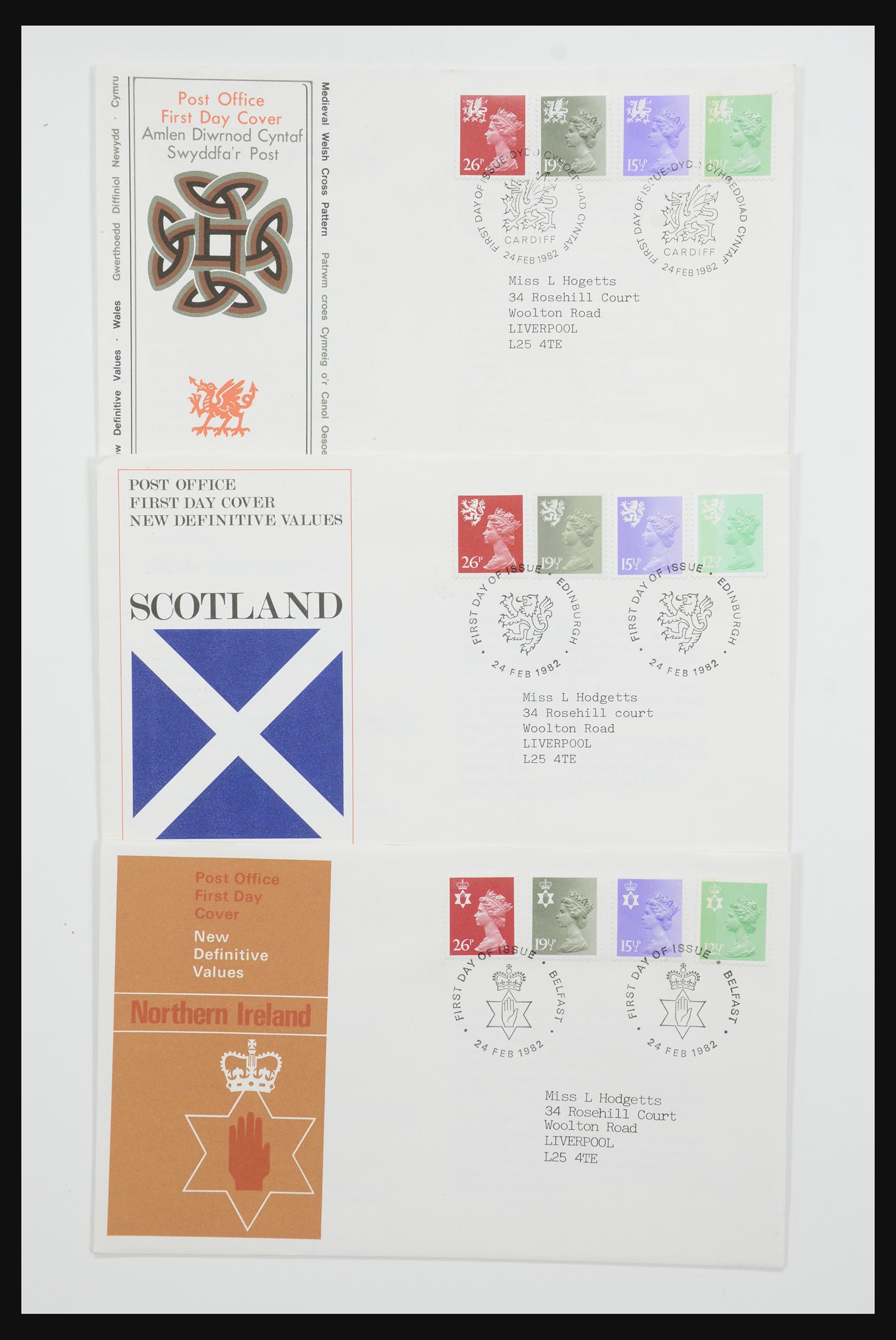 31832 128 - 31832 Engeland FDC's 1964-2008.