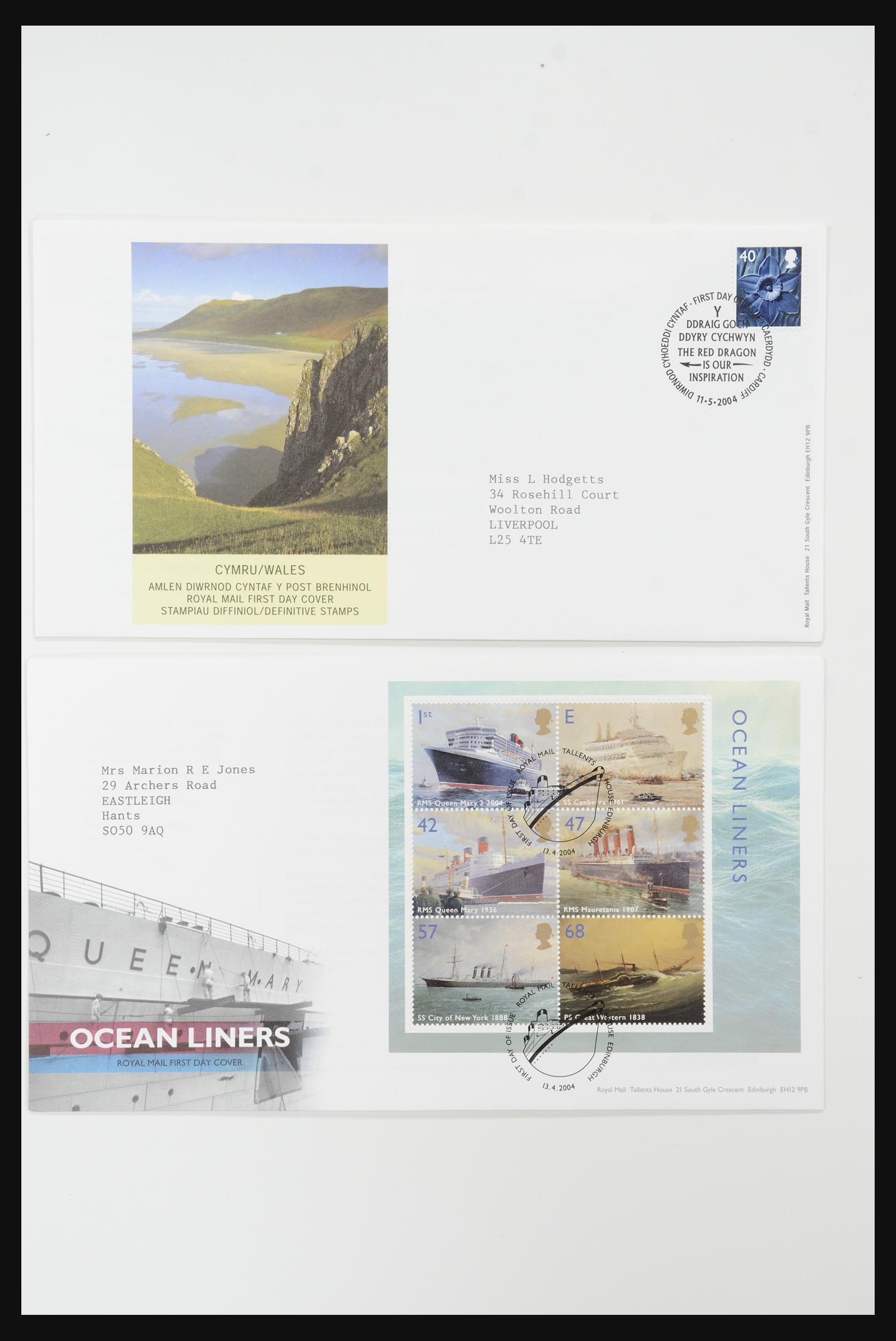 31832 496 - 31832 Engeland FDC's 1964-2008.