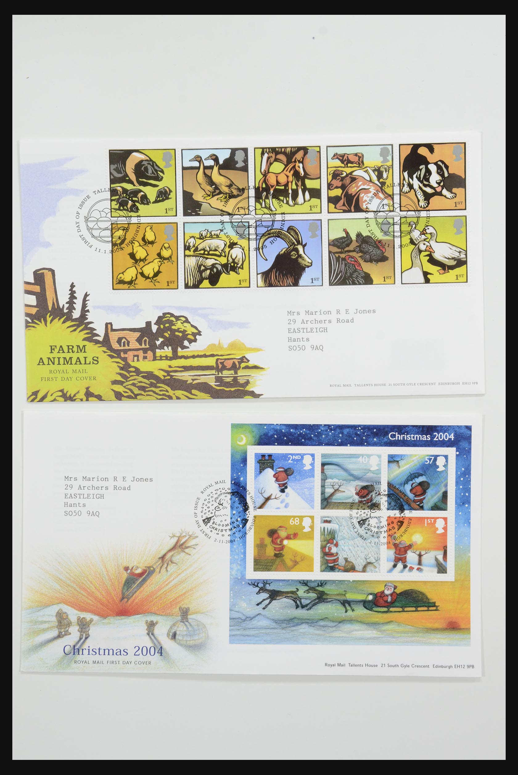 31832 502 - 31832 Engeland FDC's 1964-2008.