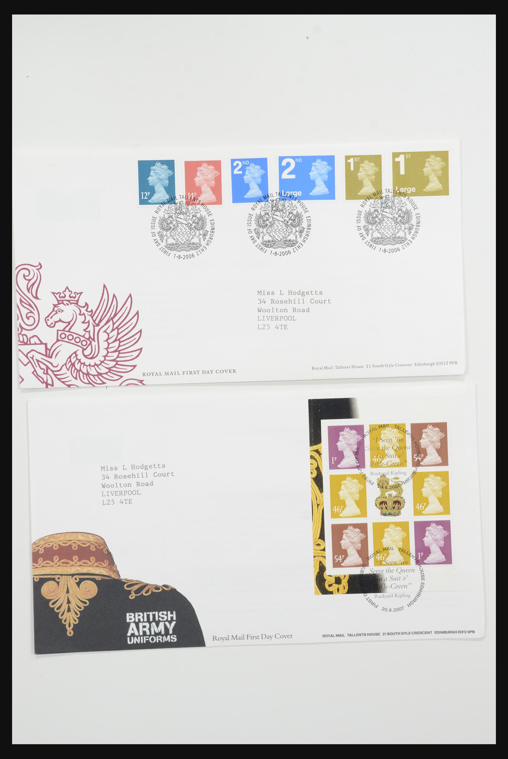 31832 516 - 31832 Engeland FDC's 1964-2008.