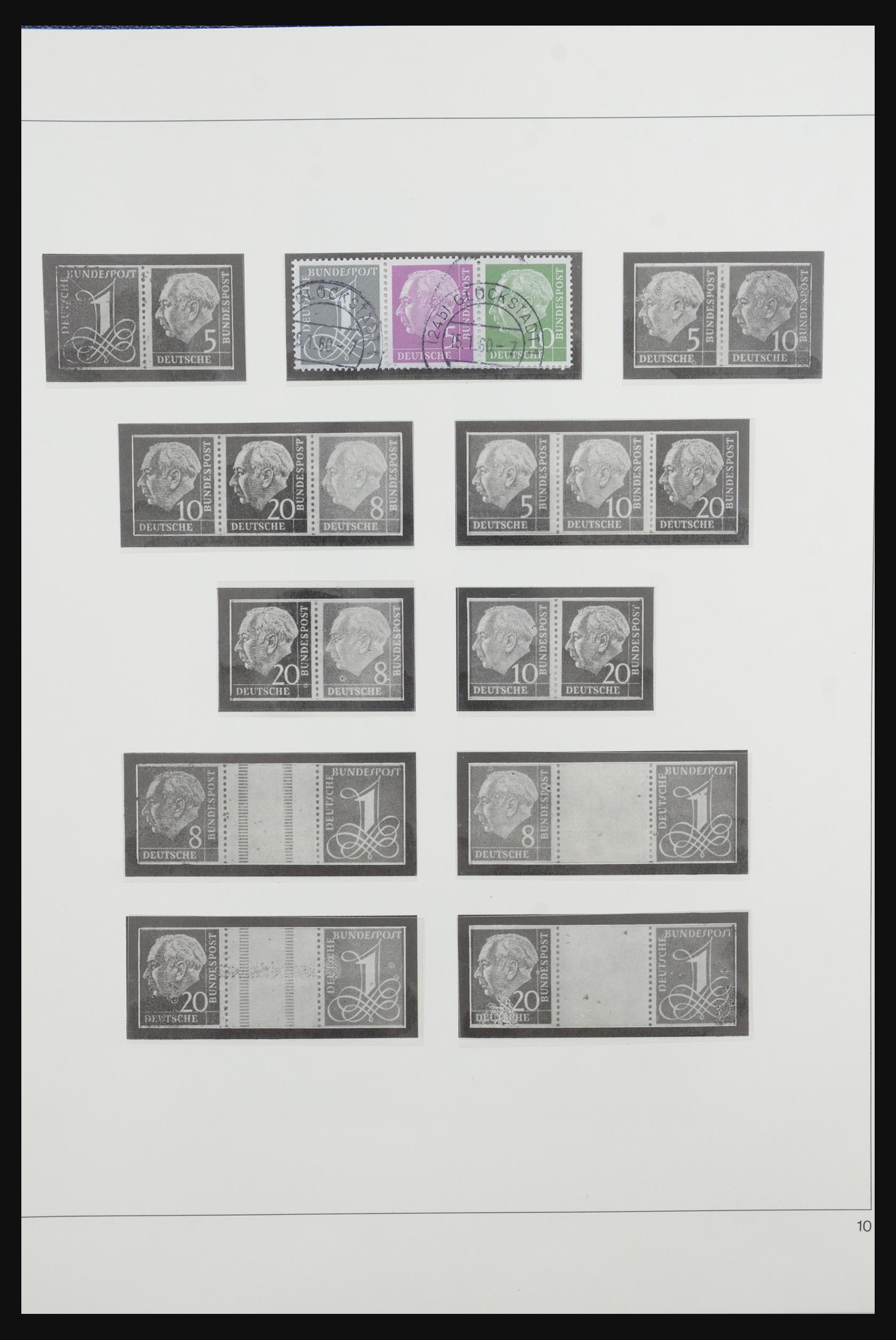 31842 013 - 31842 Bundespost combinations 1951-2003.