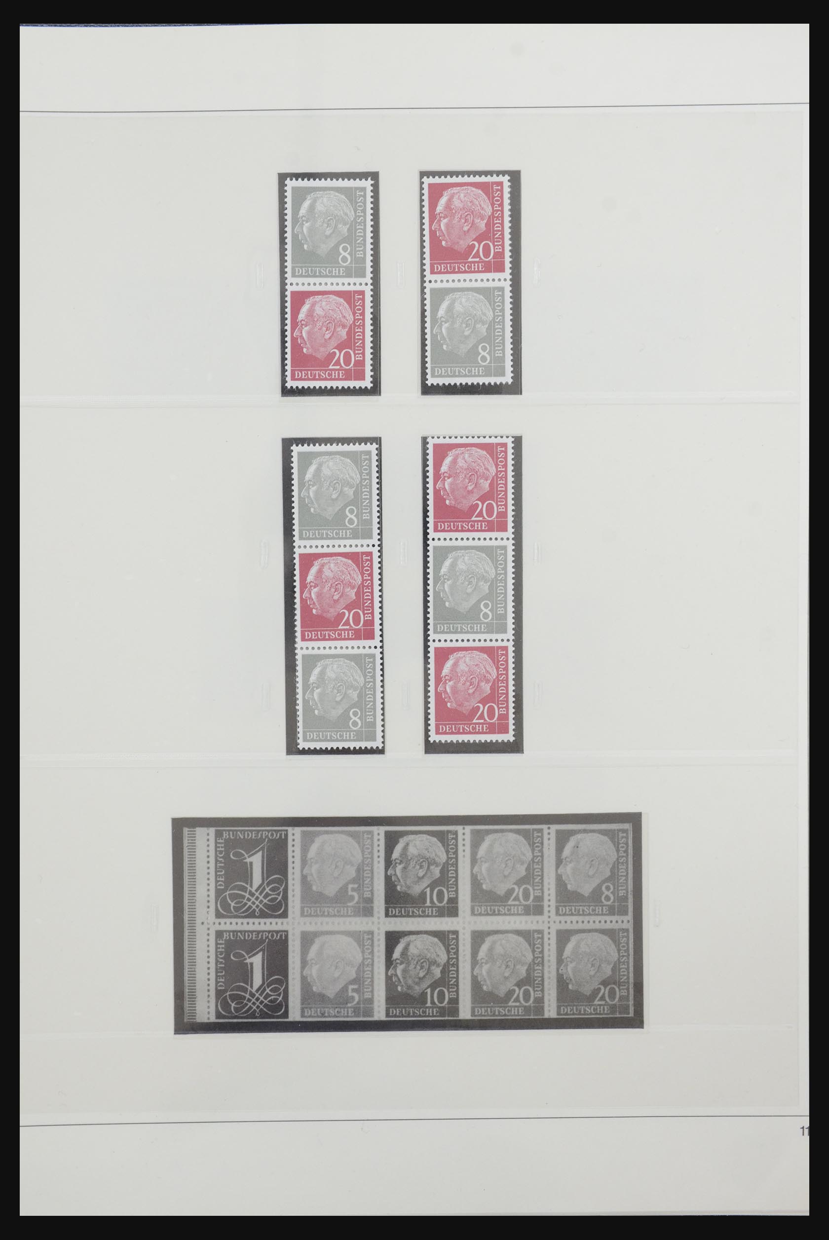 31842 014 - 31842 Bundespost combinaties 1951-2003.