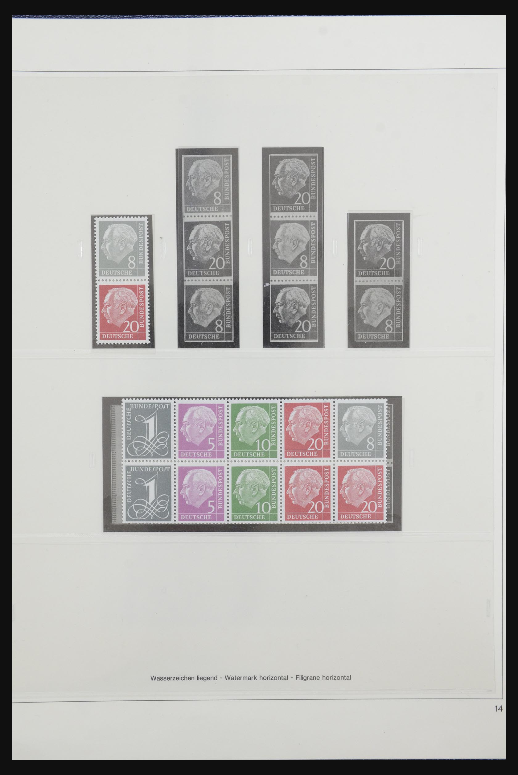 31842 017 - 31842 Bundespost combinaties 1951-2003.