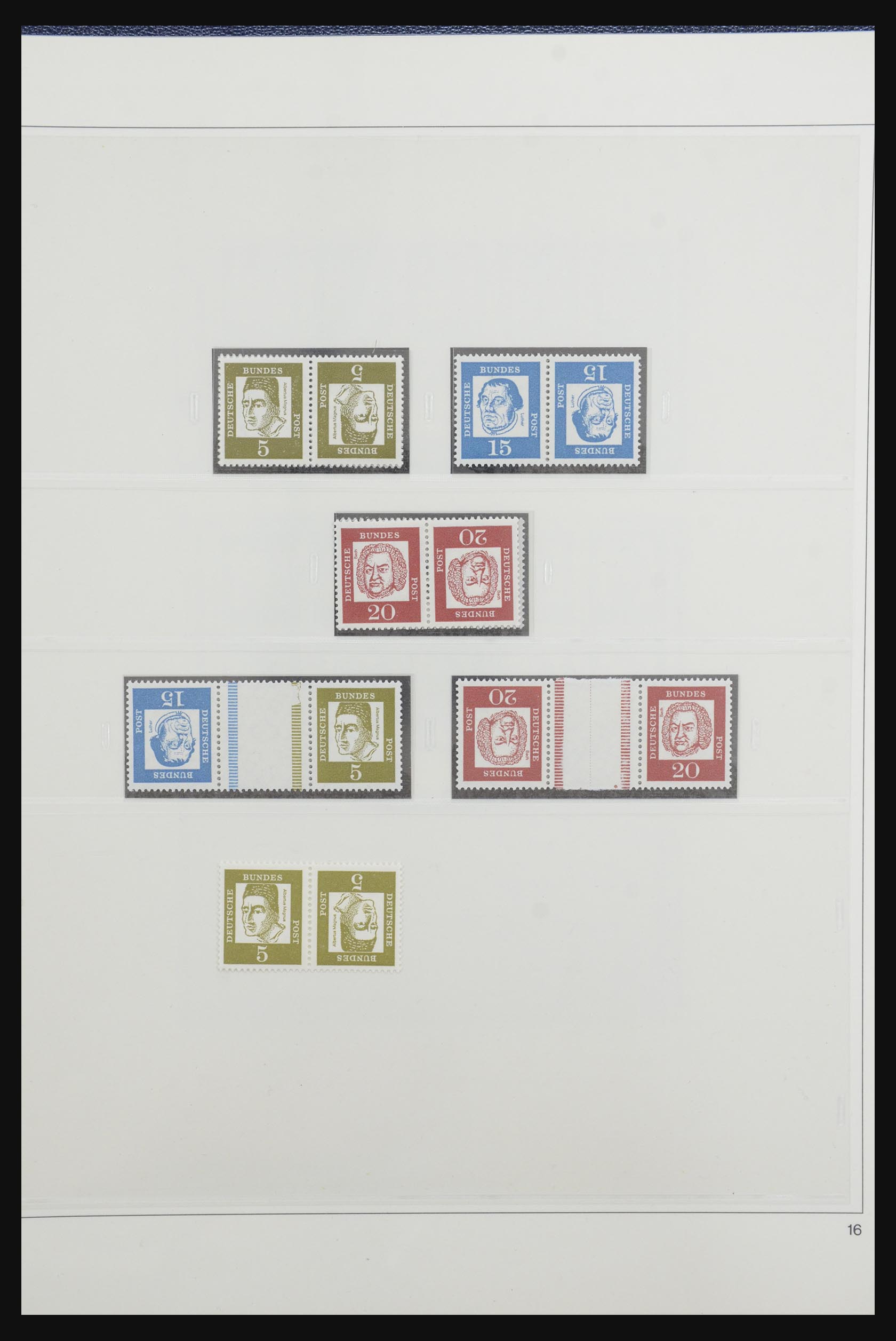 31842 020 - 31842 Bundespost combinations 1951-2003.