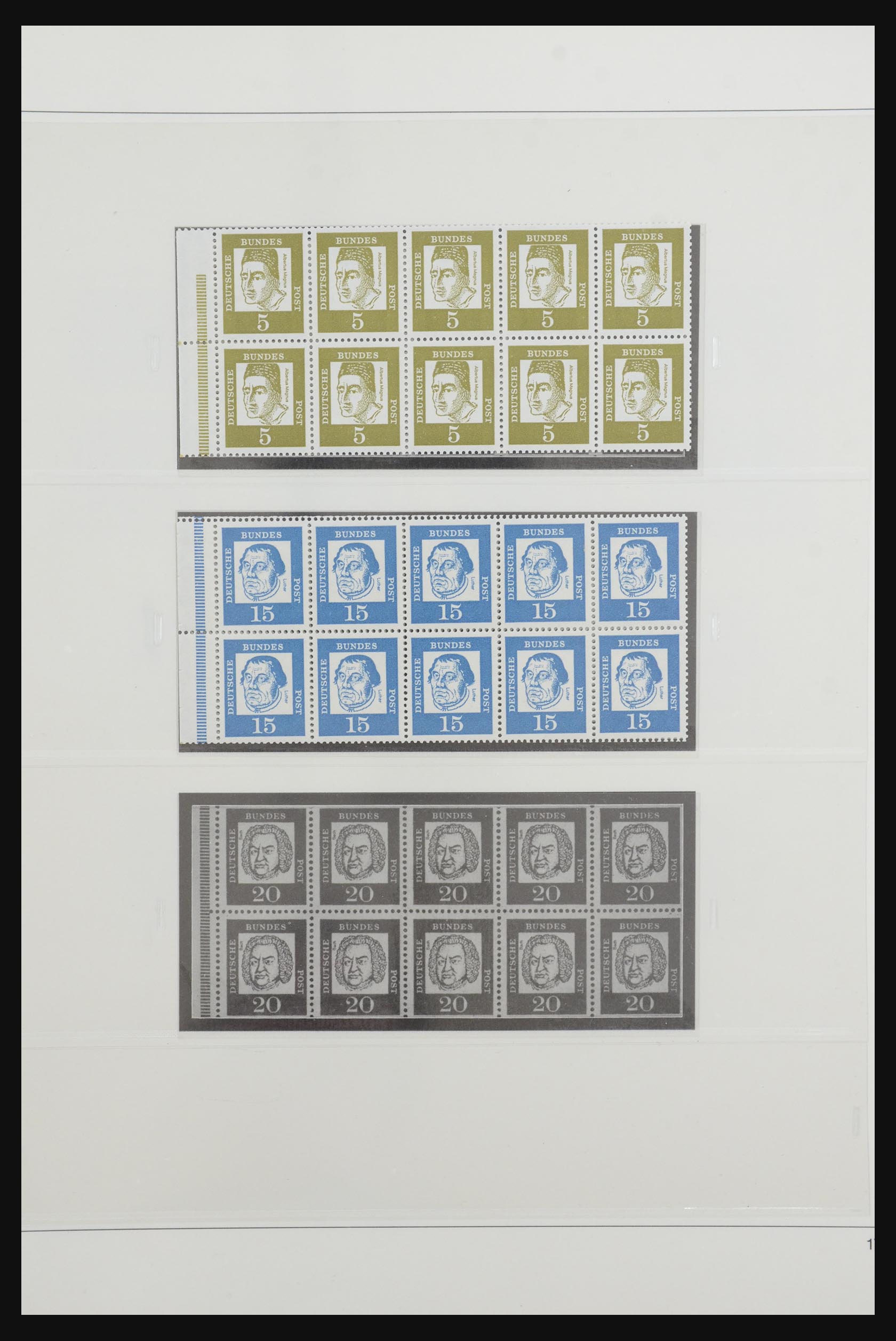 31842 022 - 31842 Bundespost combinaties 1951-2003.