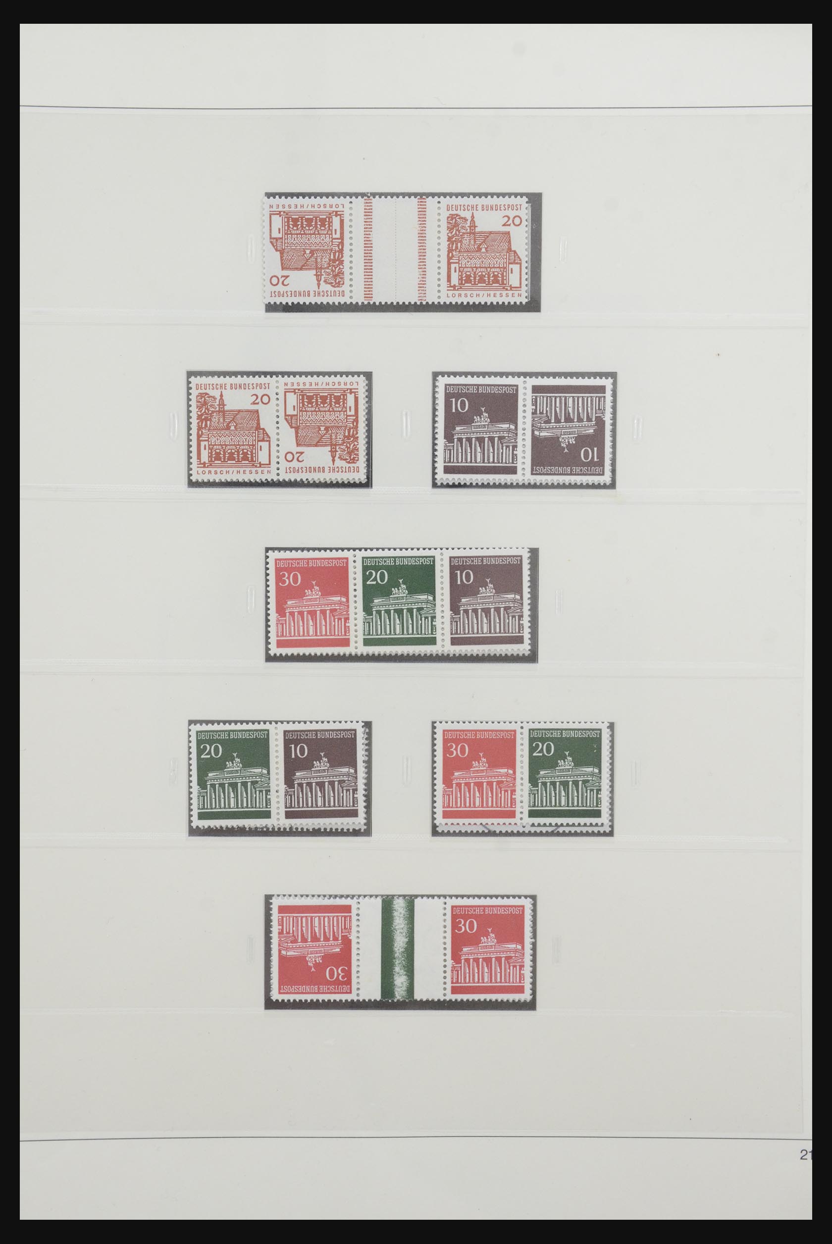 31842 028 - 31842 Bundespost combinaties 1951-2003.