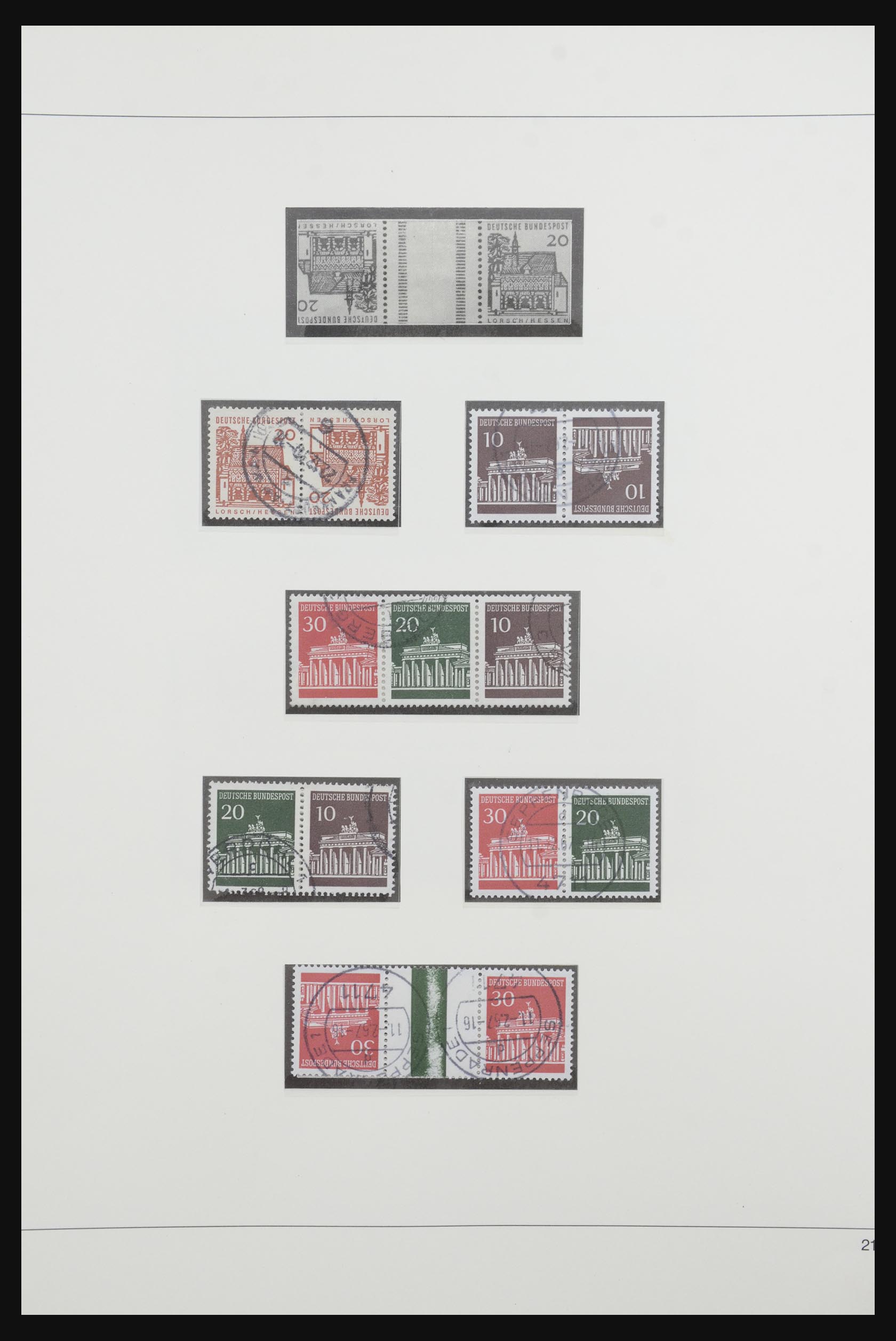 31842 029 - 31842 Bundespost combinaties 1951-2003.