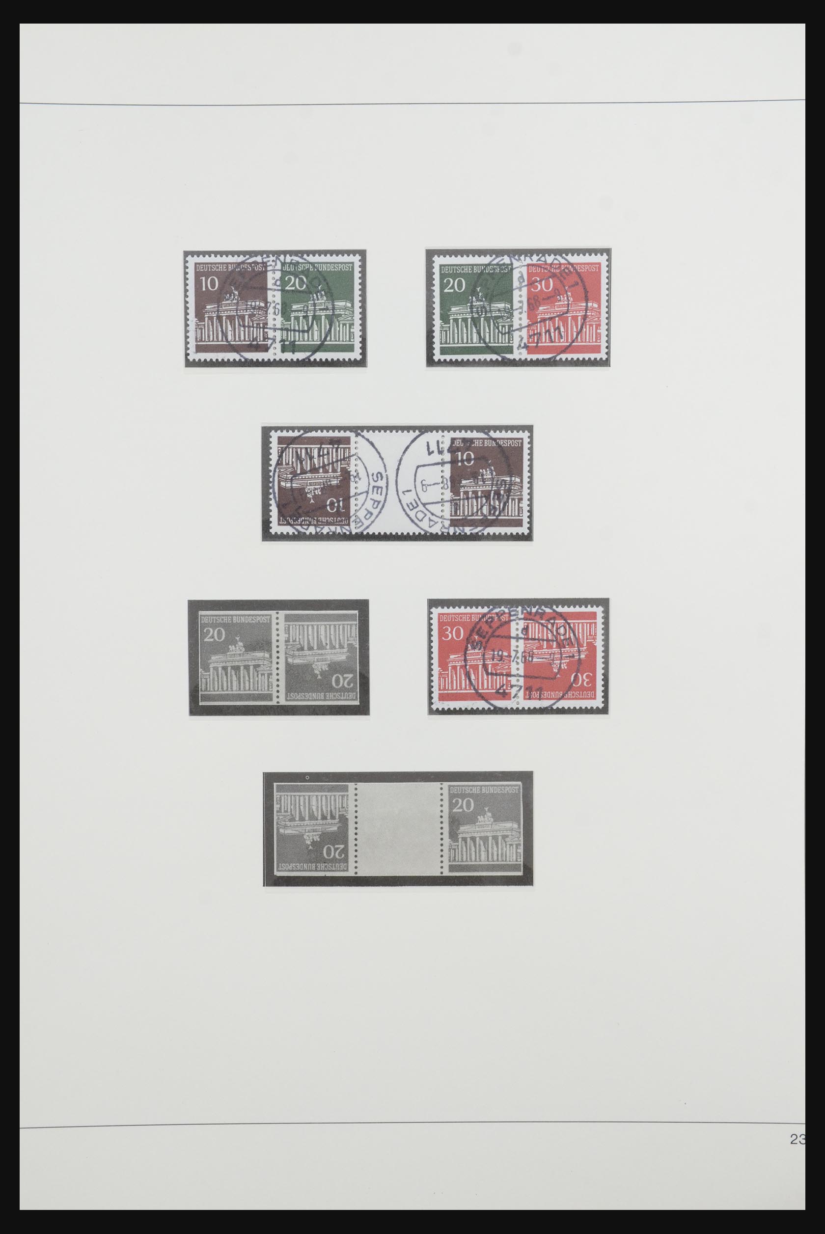 31842 032 - 31842 Bundespost combinaties 1951-2003.