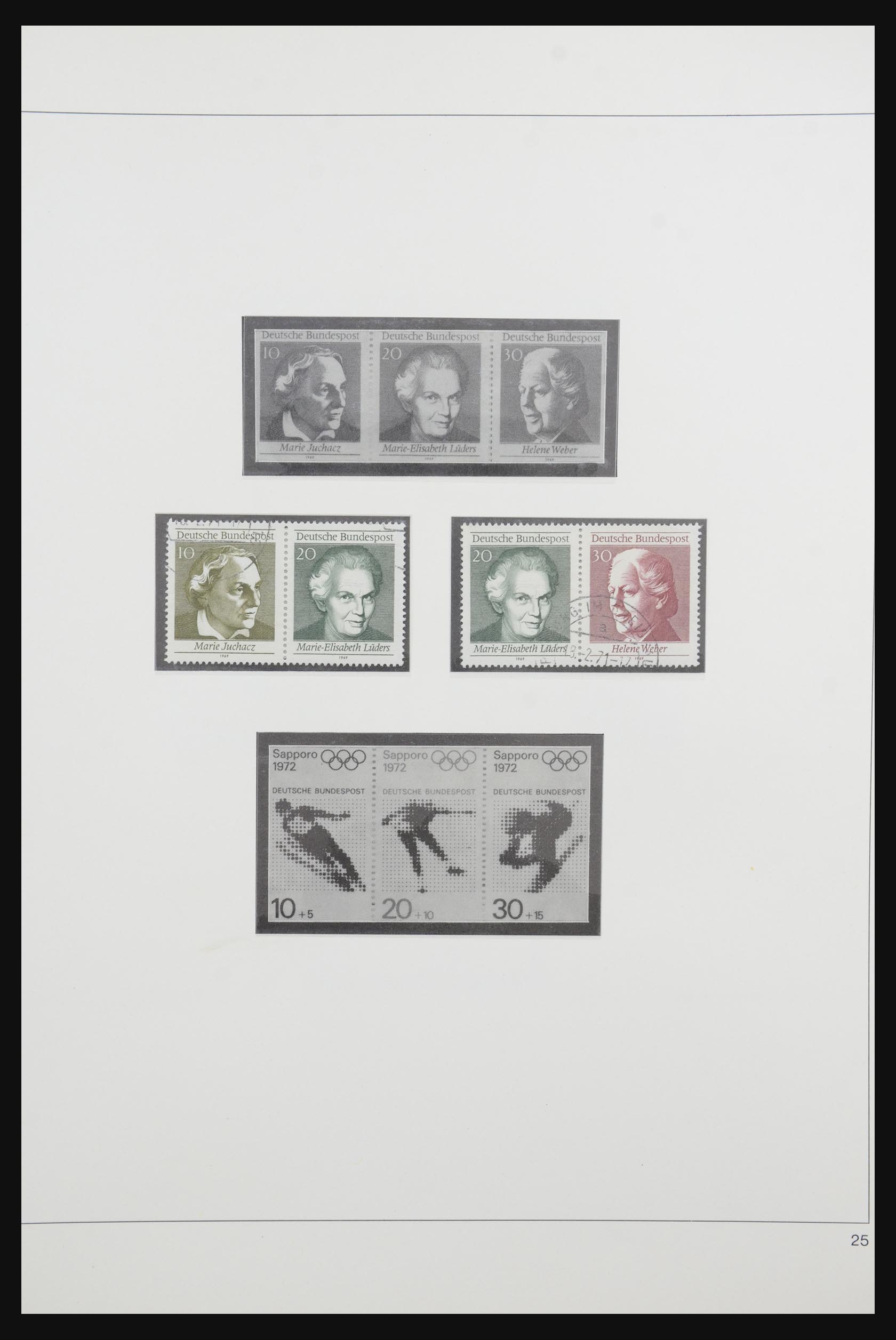 31842 035 - 31842 Bundespost combinations 1951-2003.