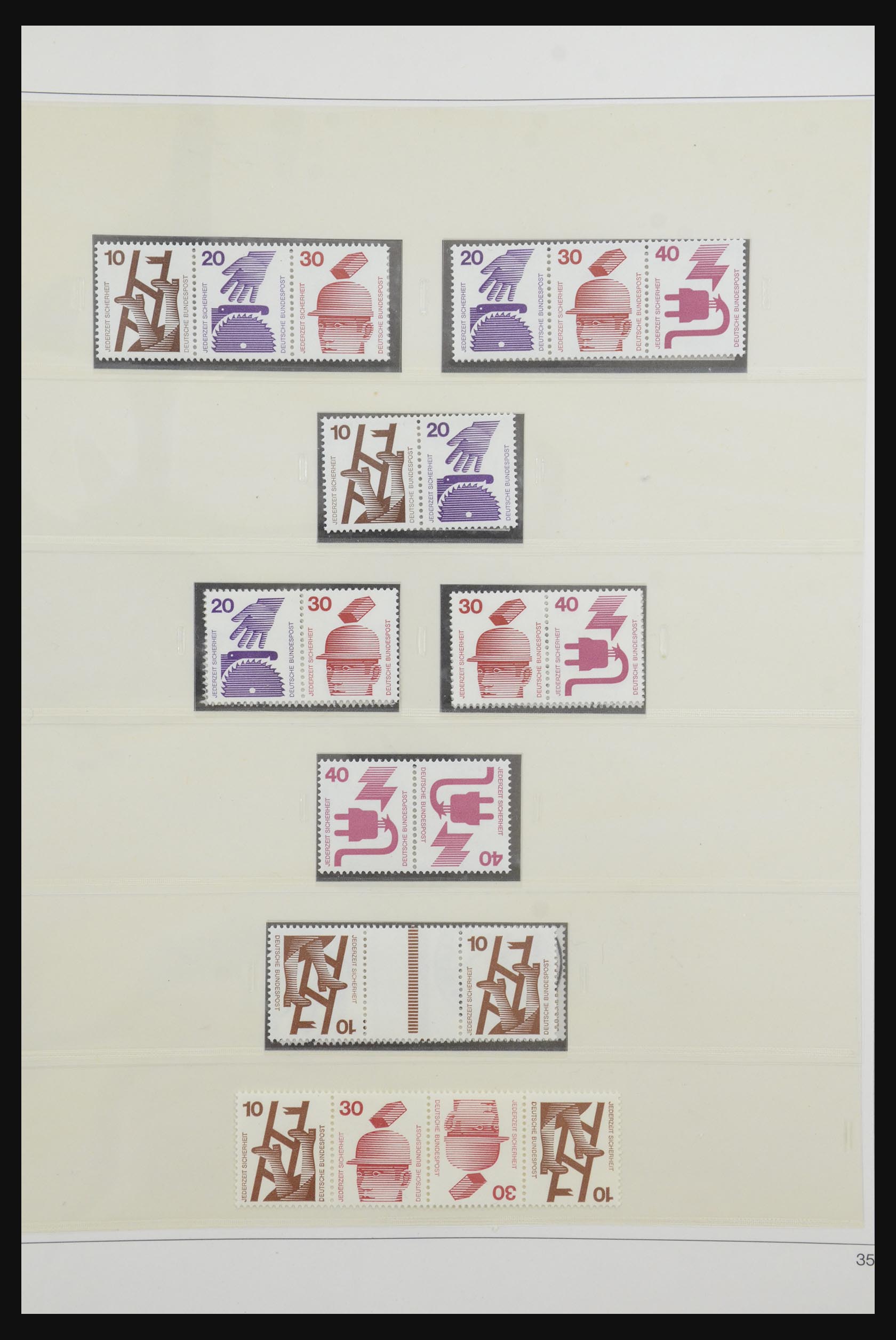 31842 049 - 31842 Bundespost combinaties 1951-2003.