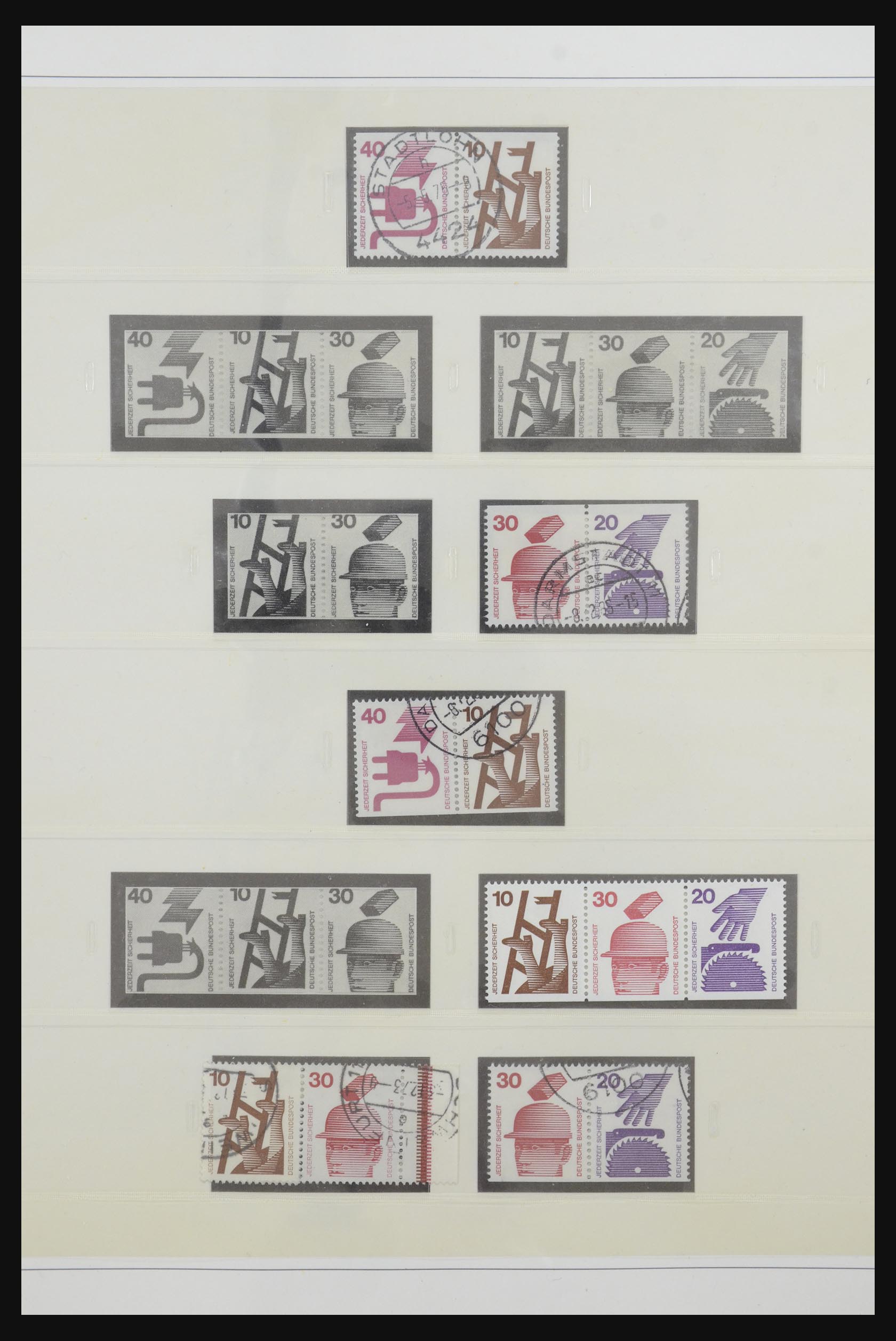 31842 051 - 31842 Bundespost combinations 1951-2003.