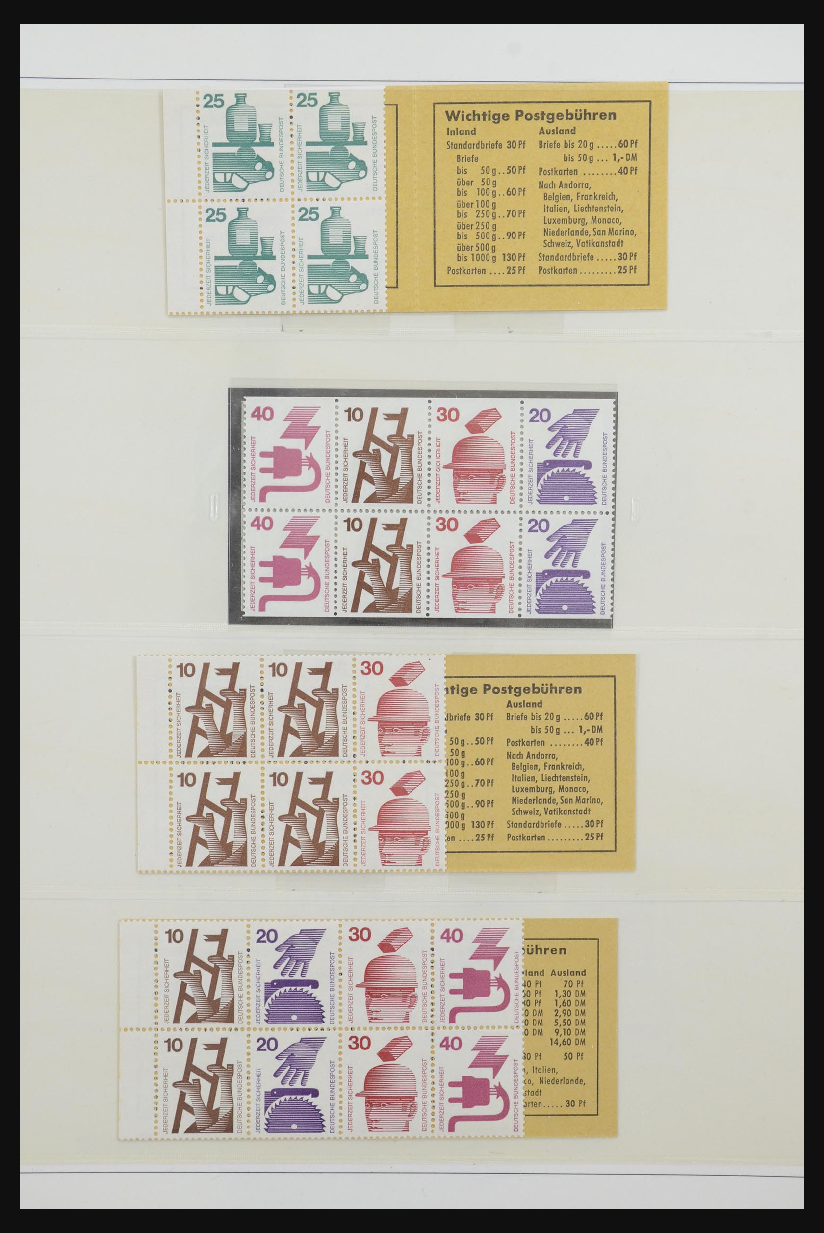 31842 053 - 31842 Bundespost combinaties 1951-2003.