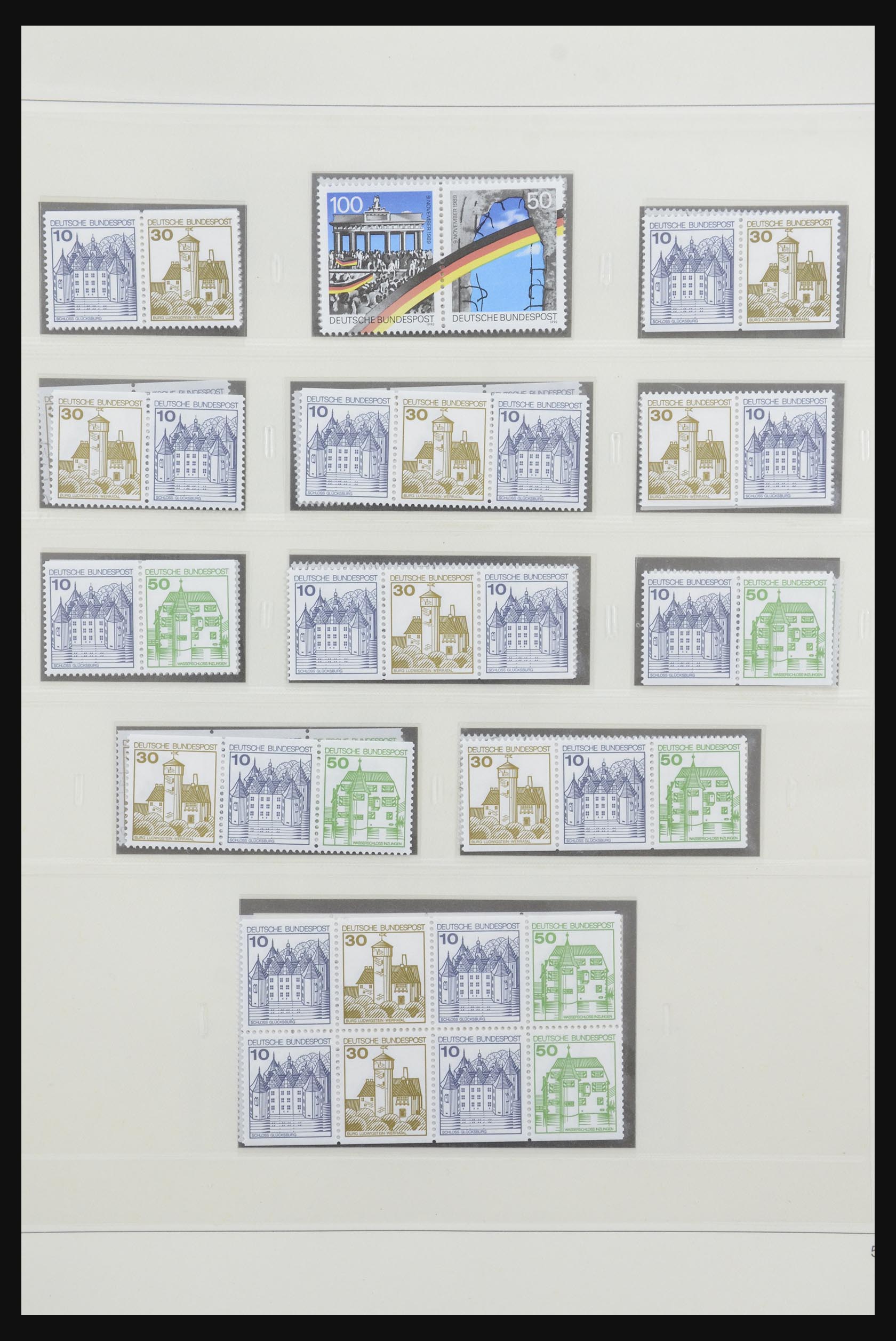 31842 072 - 31842 Bundespost combinaties 1951-2003.