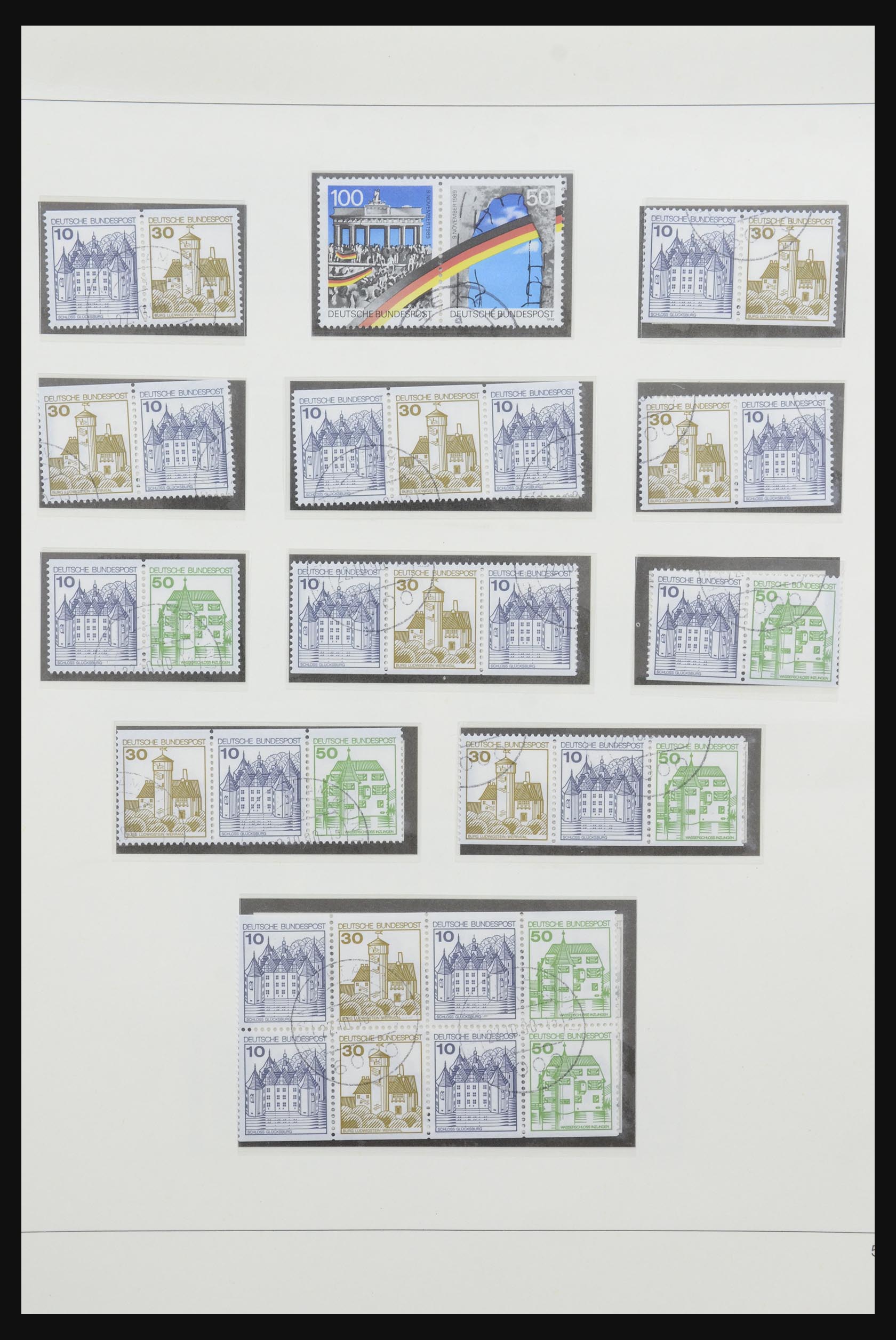 31842 073 - 31842 Bundespost combinaties 1951-2003.