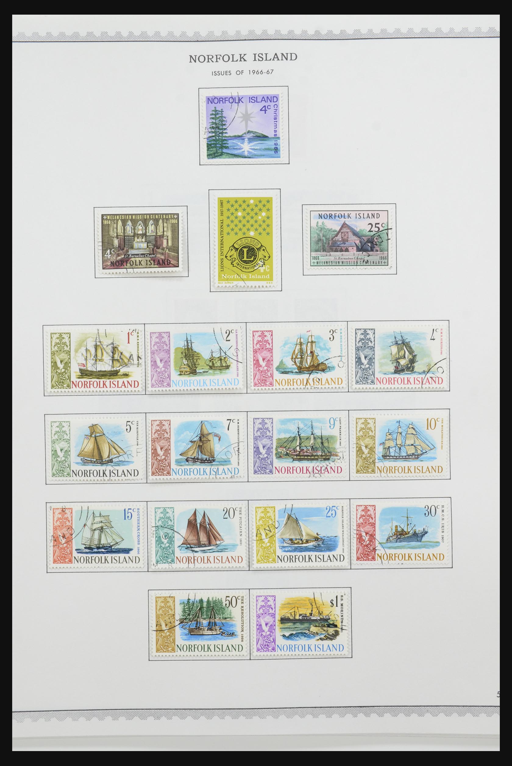 31858 005 - 31858 Norfolk eilanden 1947-2000.