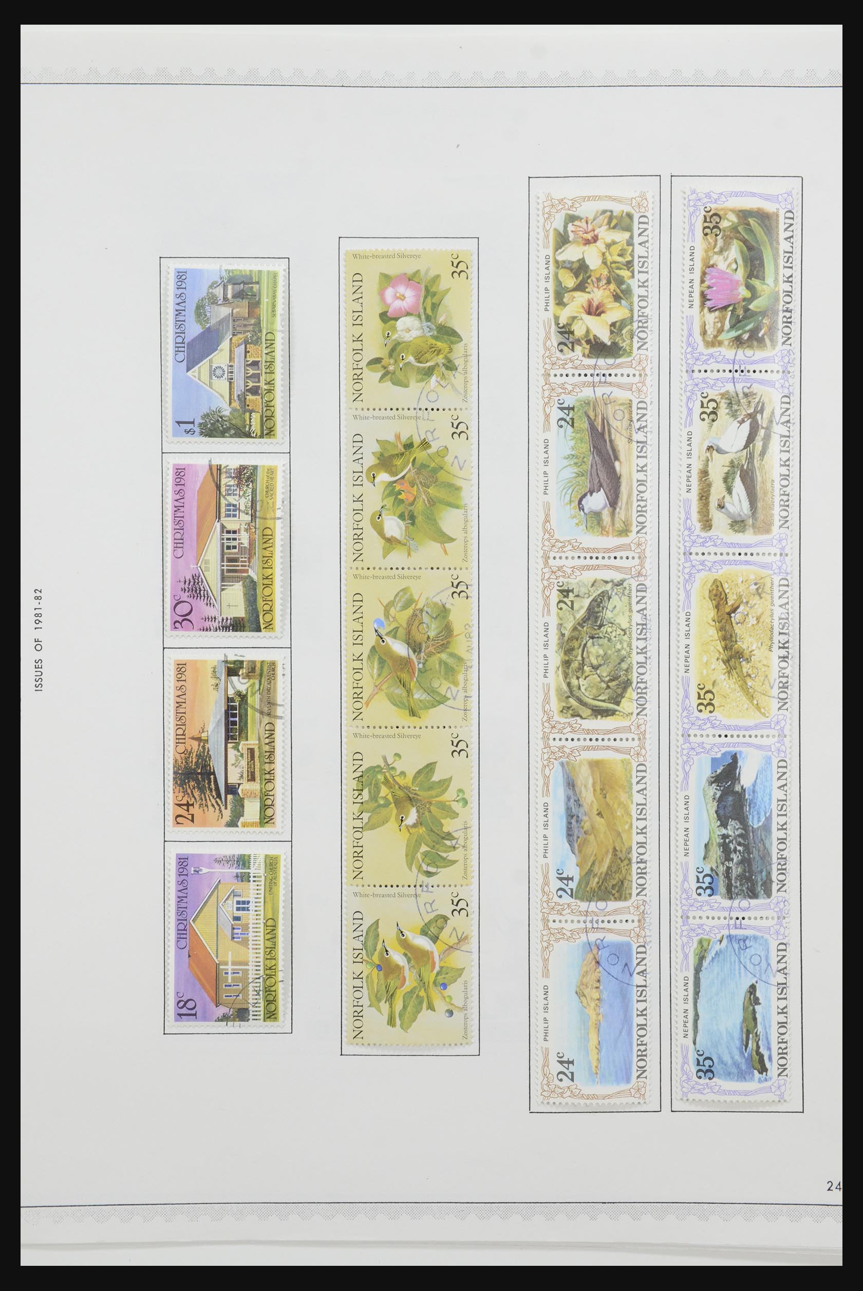 31858 024 - 31858 Norfolk Islands 1947-2000.