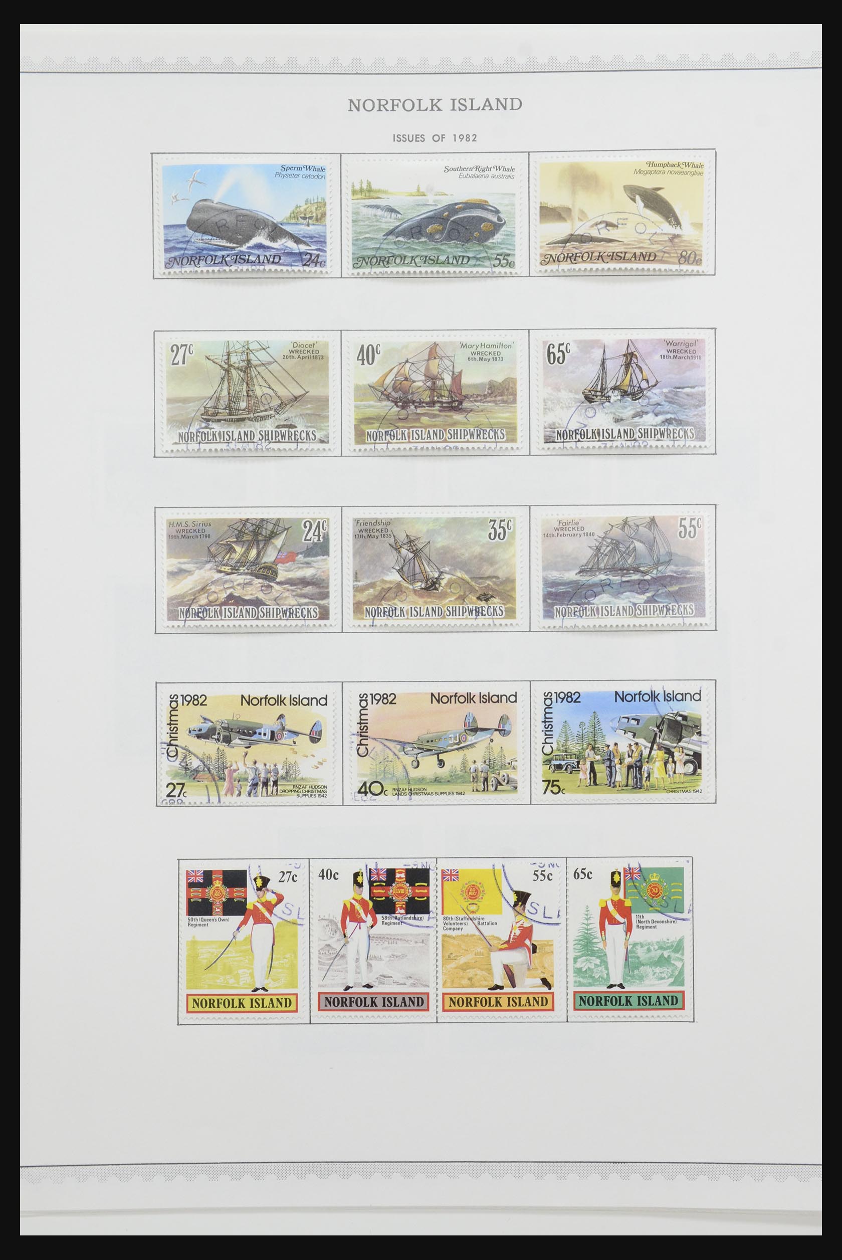31858 025 - 31858 Norfolk Islands 1947-2000.