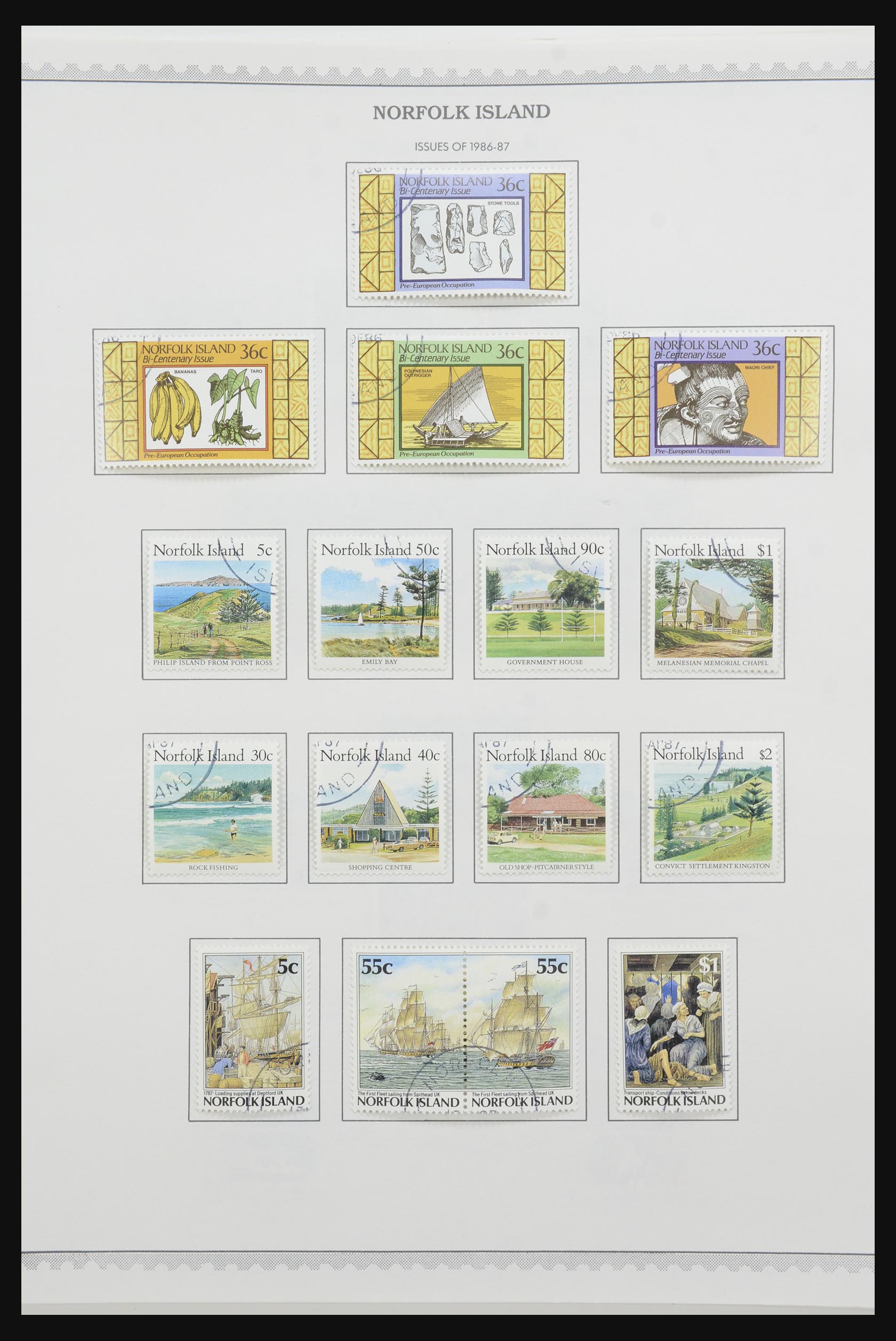 31858 036 - 31858 Norfolk eilanden 1947-2000.