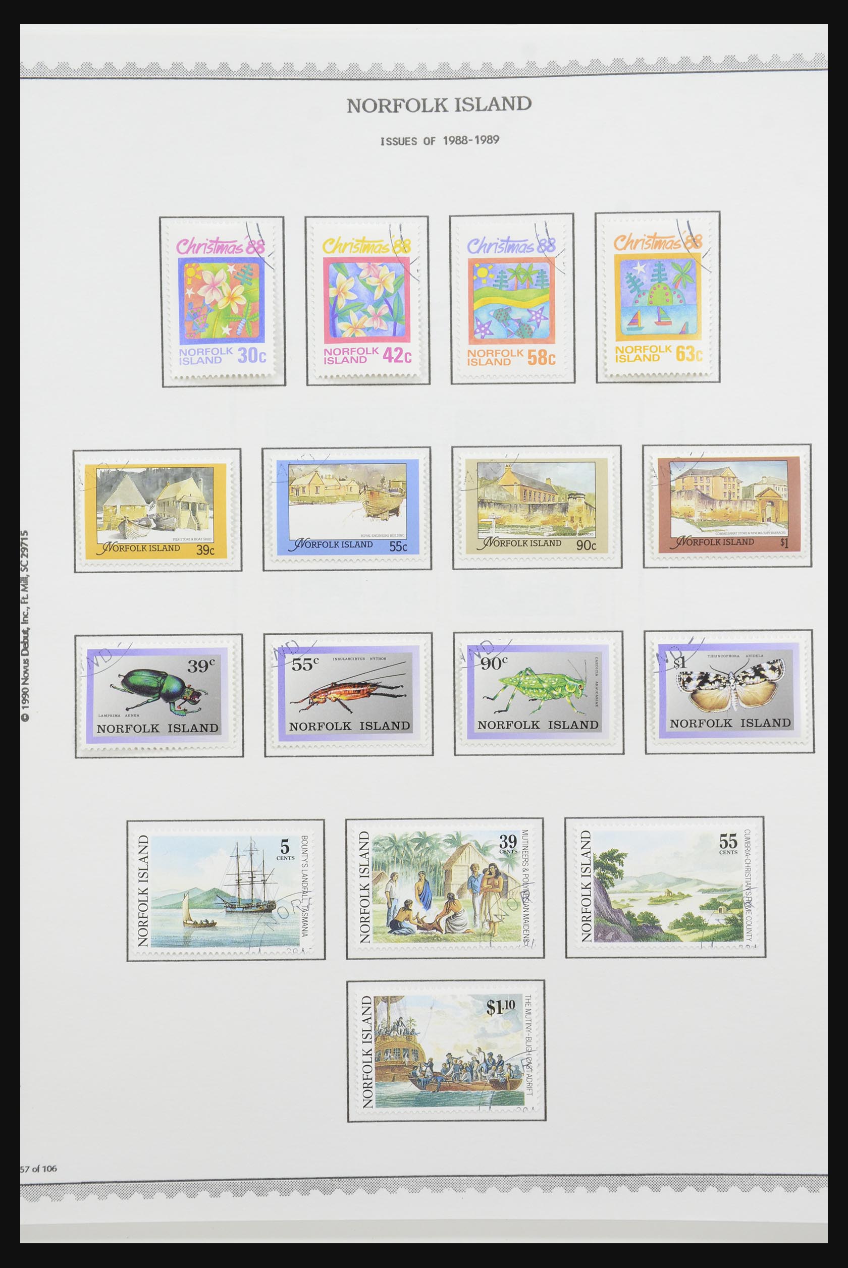 31858 040 - 31858 Norfolk eilanden 1947-2000.