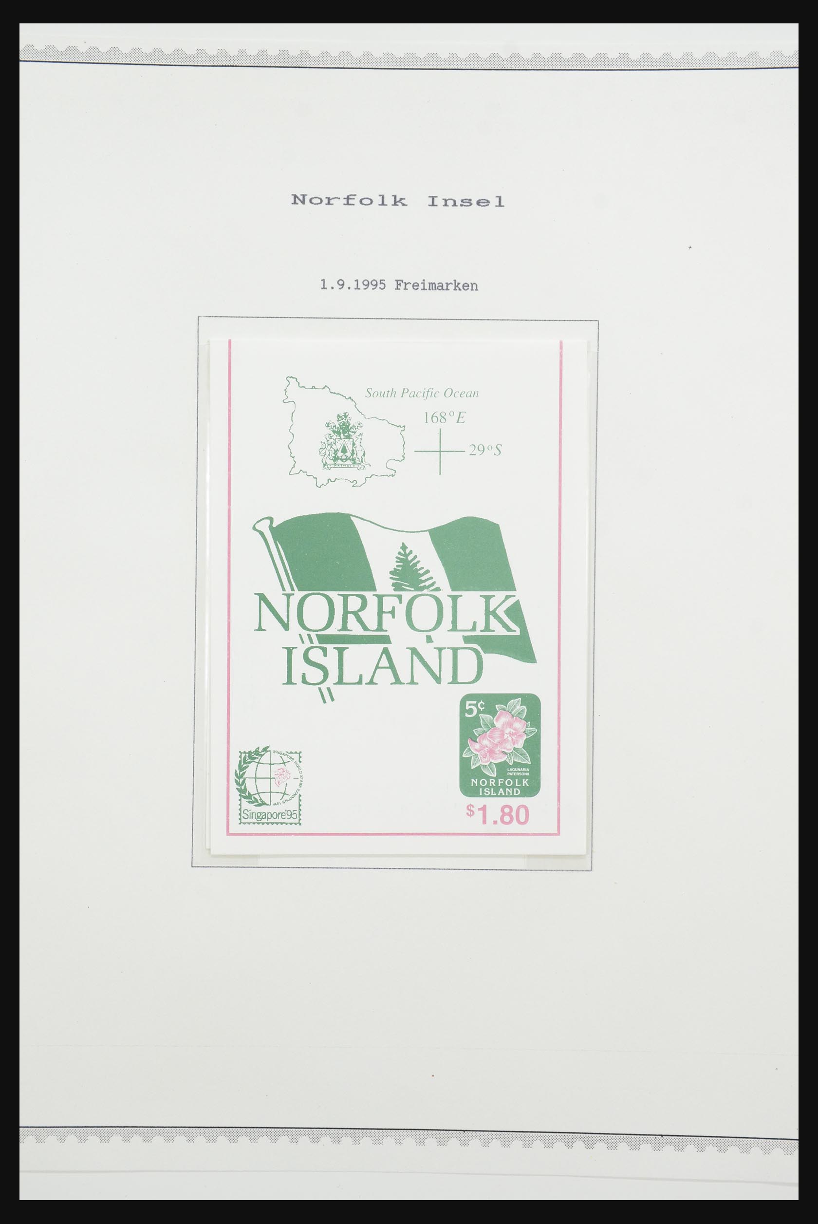 31858 055 - 31858 Norfolk eilanden 1947-2000.
