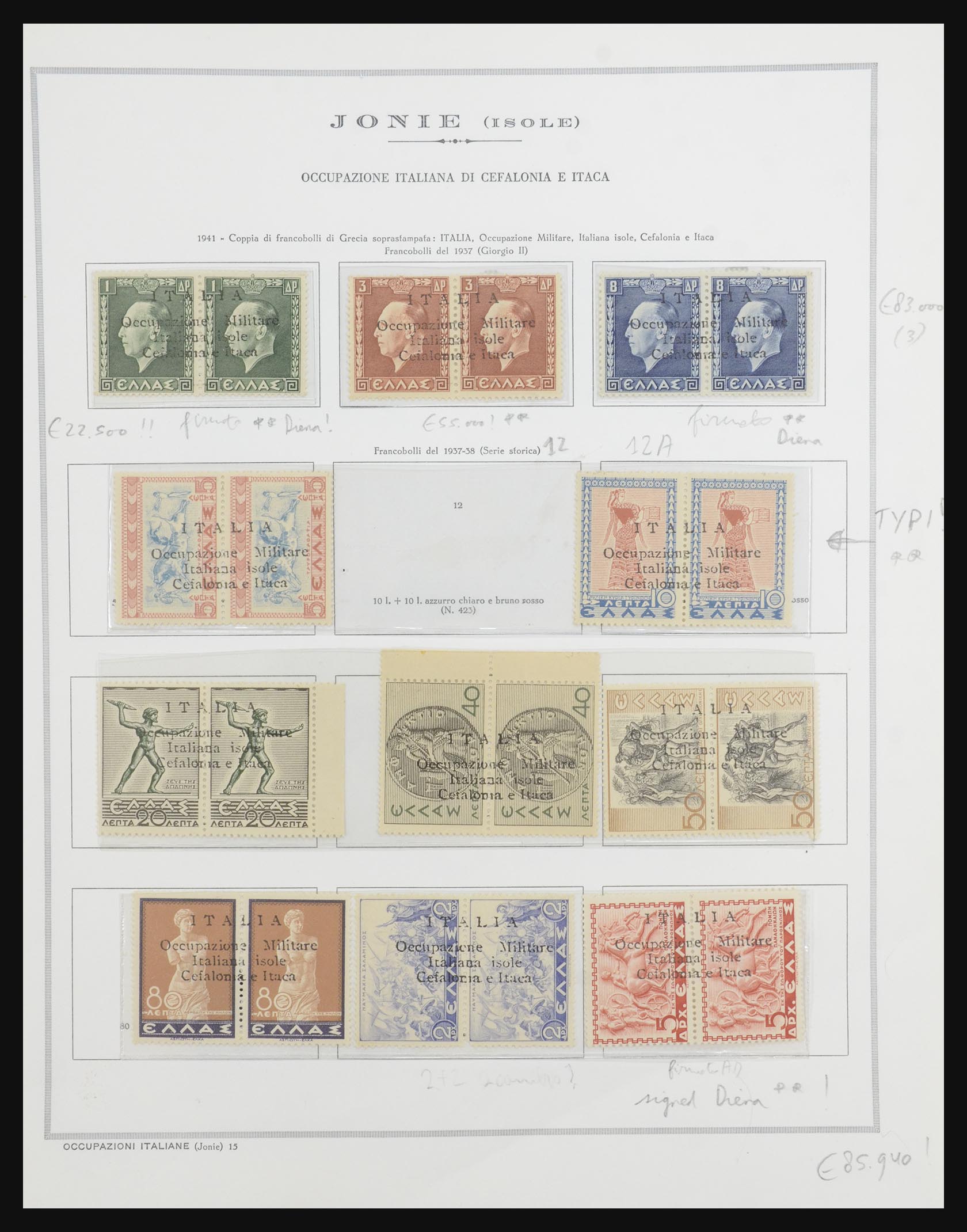 31870 002 - 31870 Italiaanse bezetting Ionische eilanden 1940-1944.