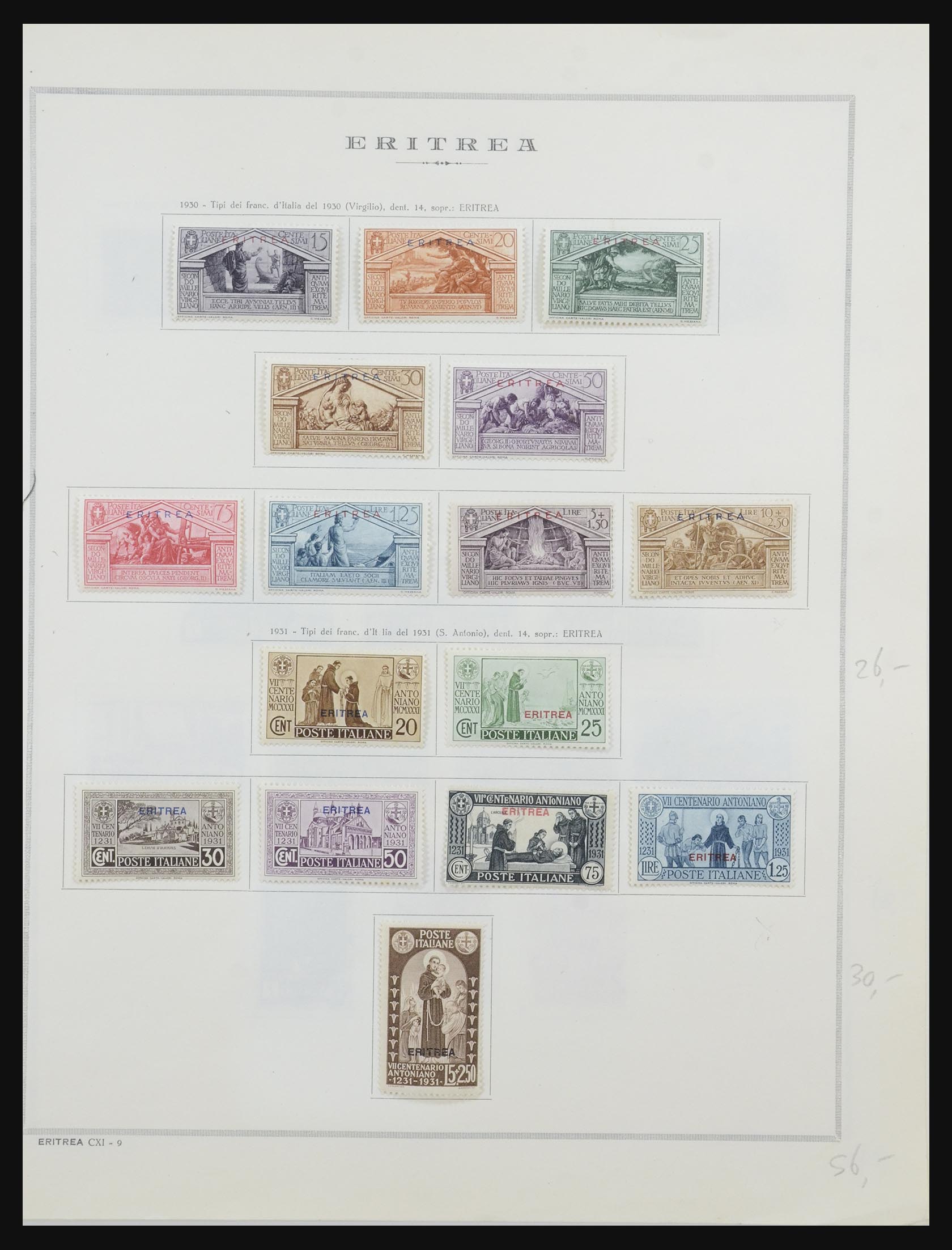 31881 009 - 31881 Eritrea 1893-1941.