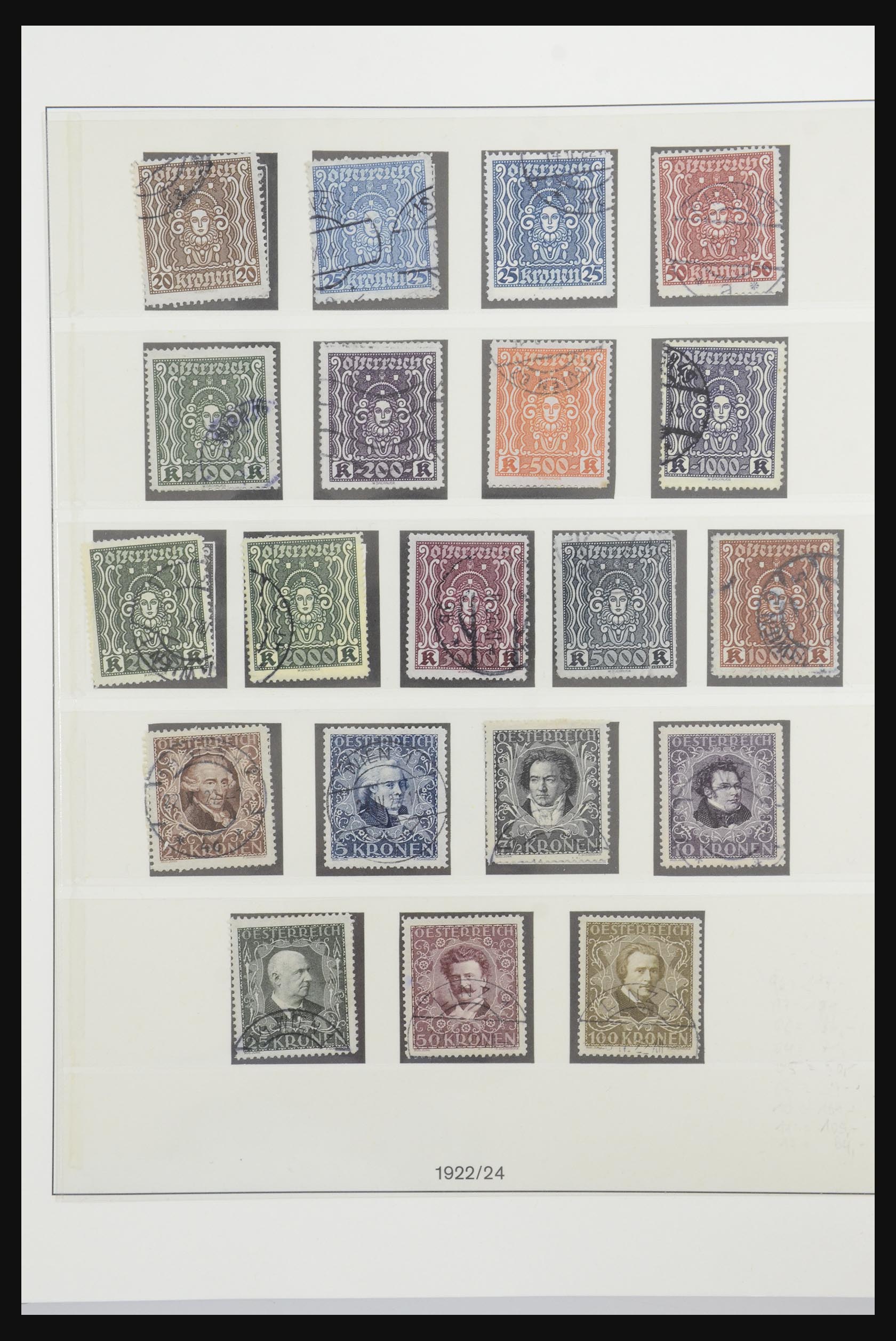 31900 024 - 31900 Oostenrijk 1850-1967.