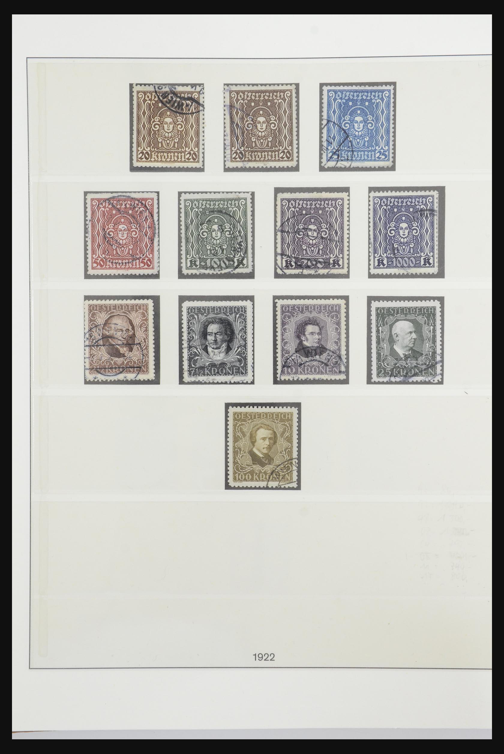 31900 025 - 31900 Oostenrijk 1850-1967.
