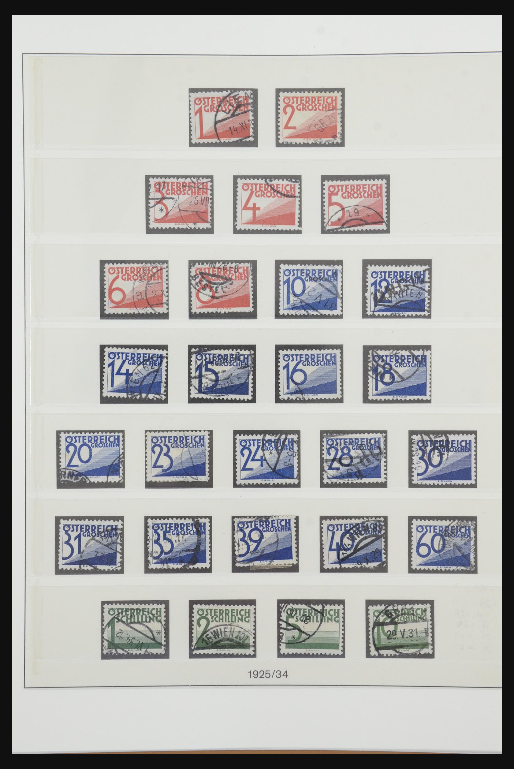 31900 055 - 31900 Oostenrijk 1850-1967.