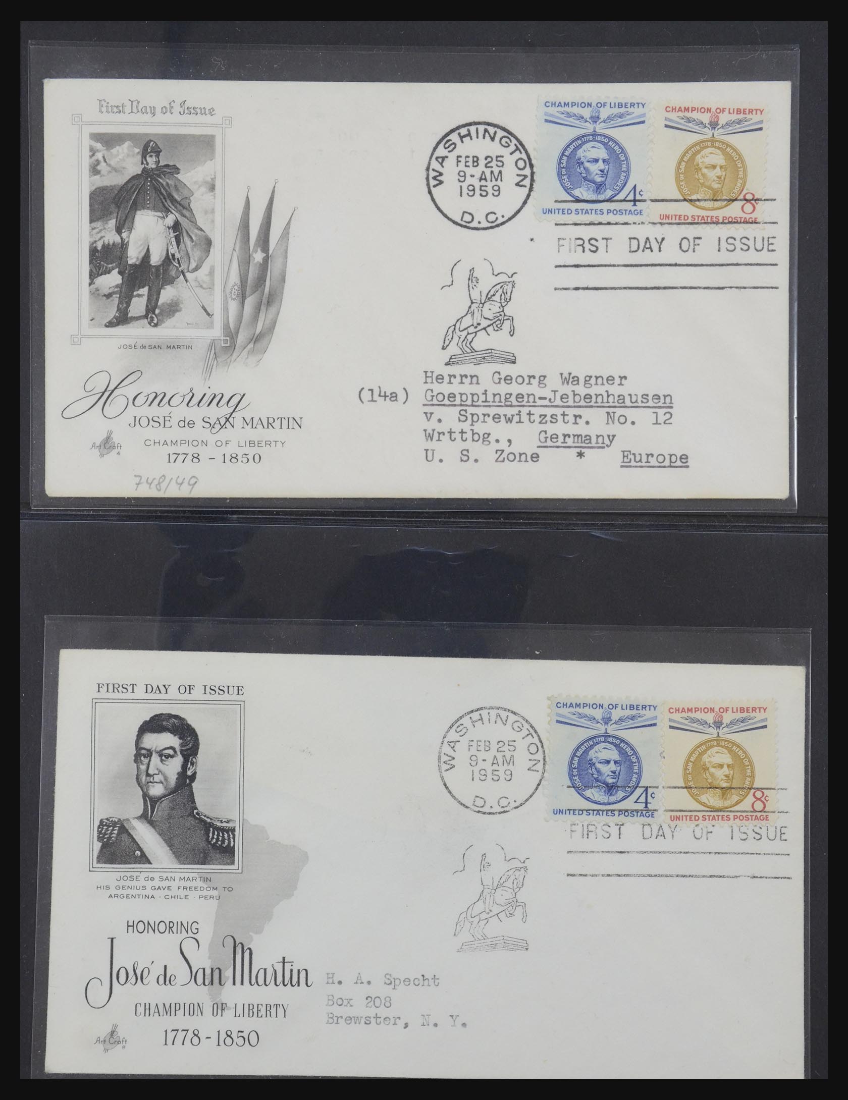31913 0005 - 31913 USA first day cover collection 1945-1990.