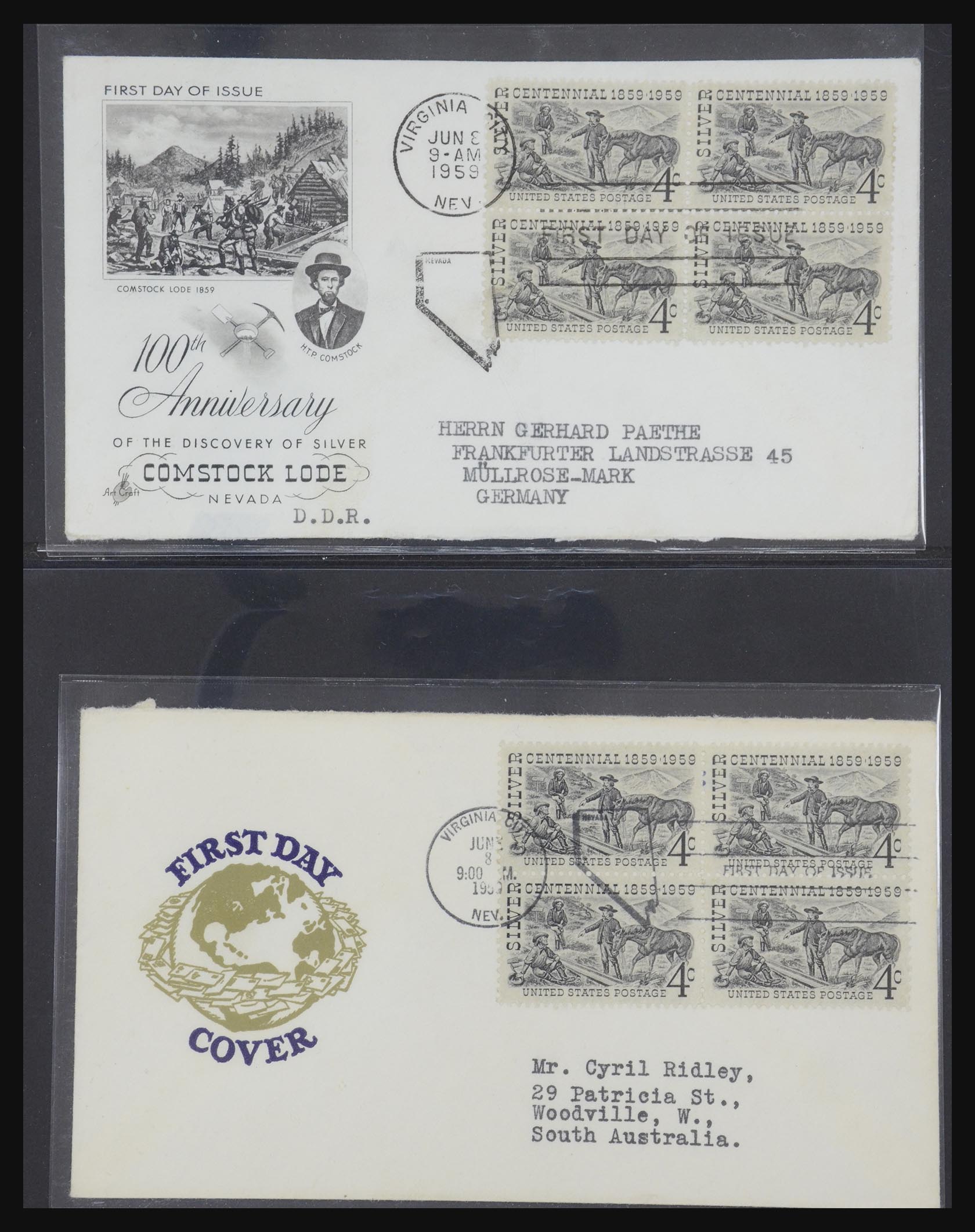 31913 0011 - 31913 USA first day cover collection 1945-1990.