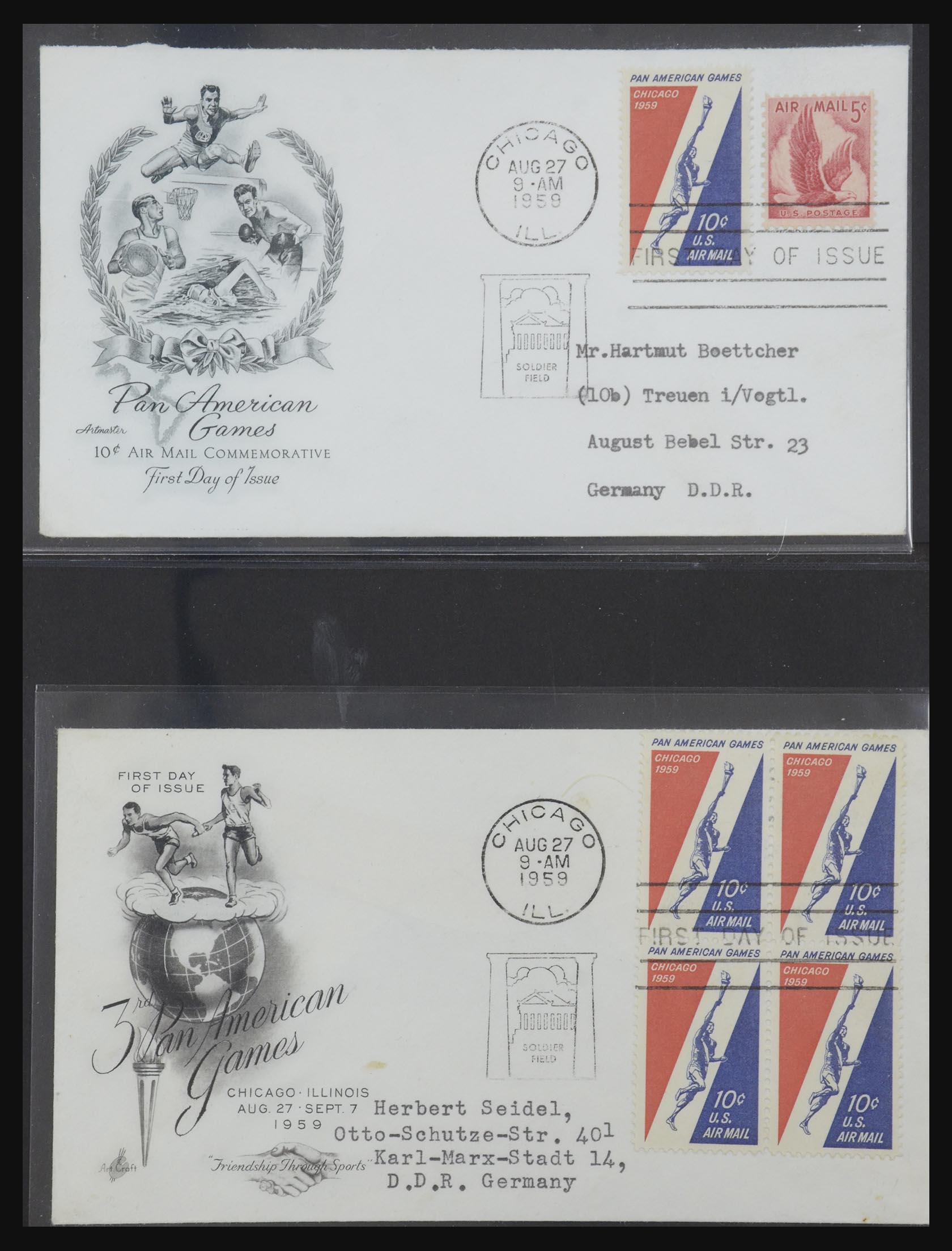 31913 0020 - 31913 USA fdc-collectie 1945-1990.