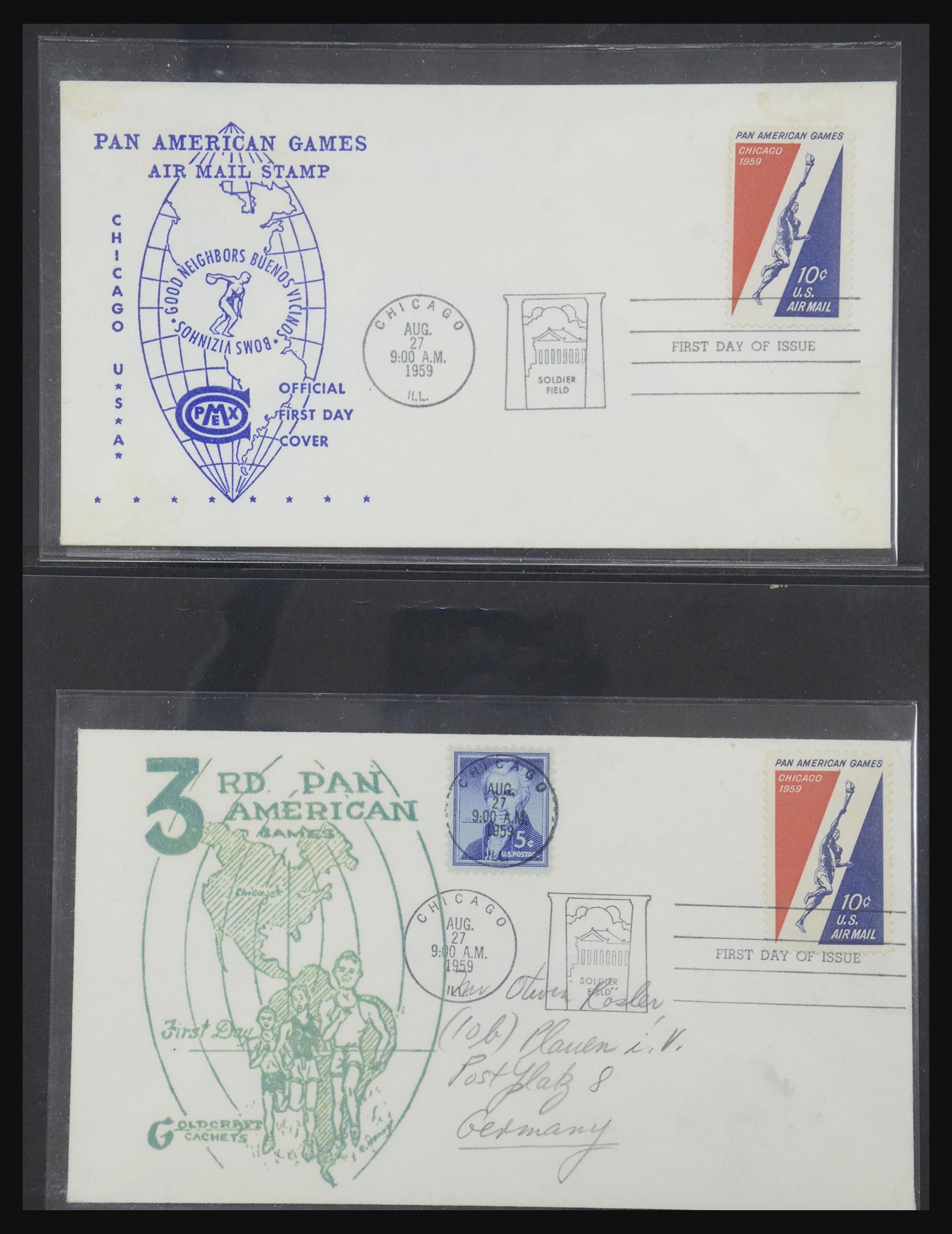 31913 0021 - 31913 USA first day cover collection 1945-1990.