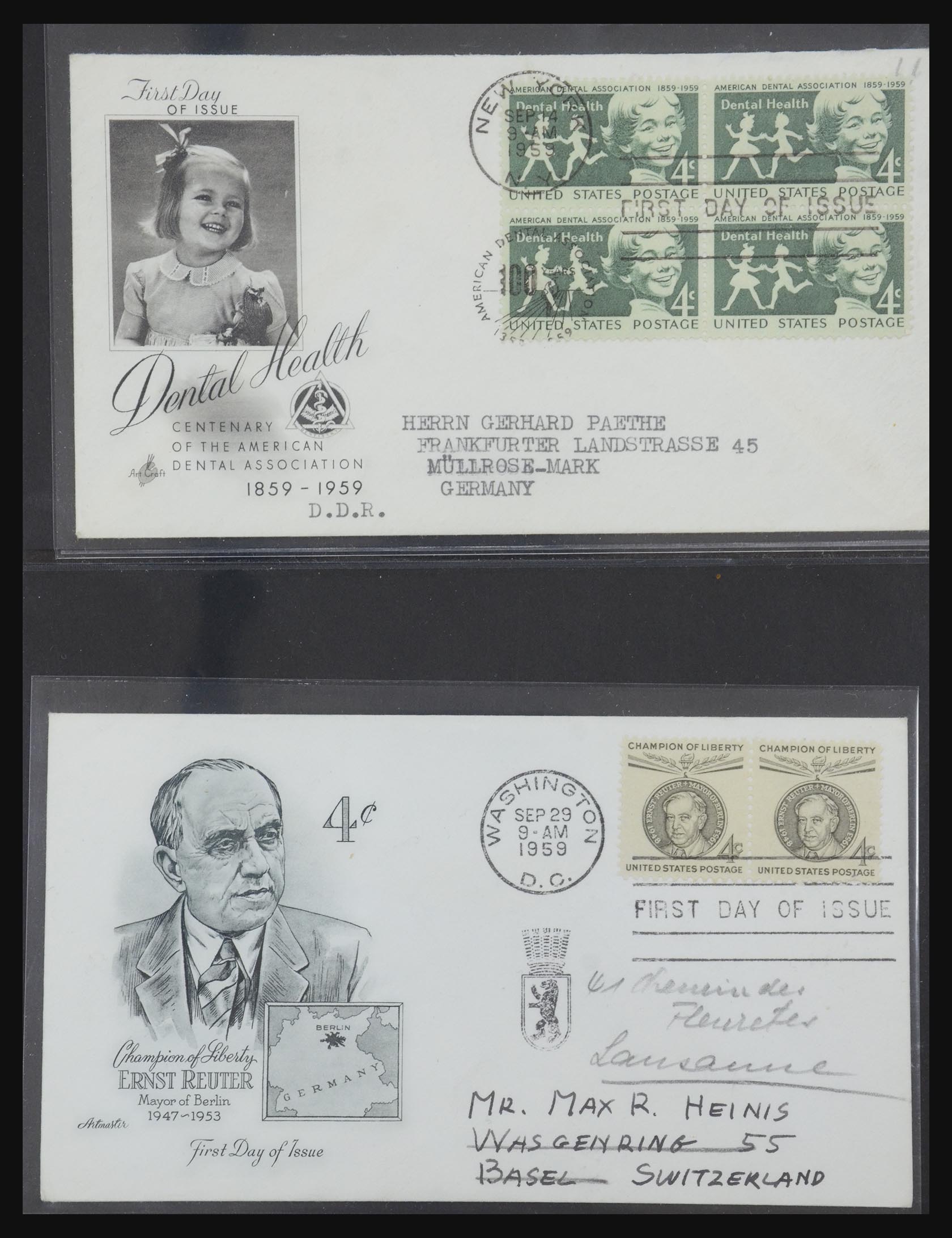 31913 0024 - 31913 USA fdc-collectie 1945-1990.