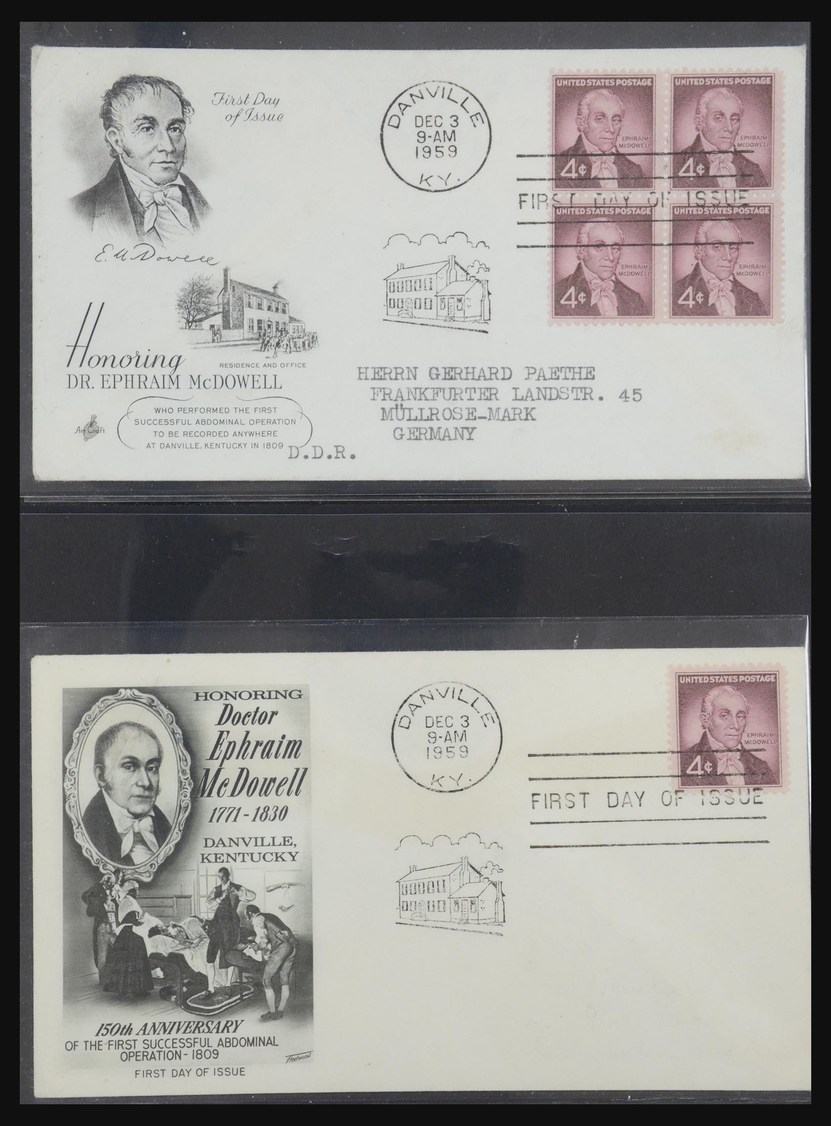 31913 0033 - 31913 USA first day cover collection 1945-1990.