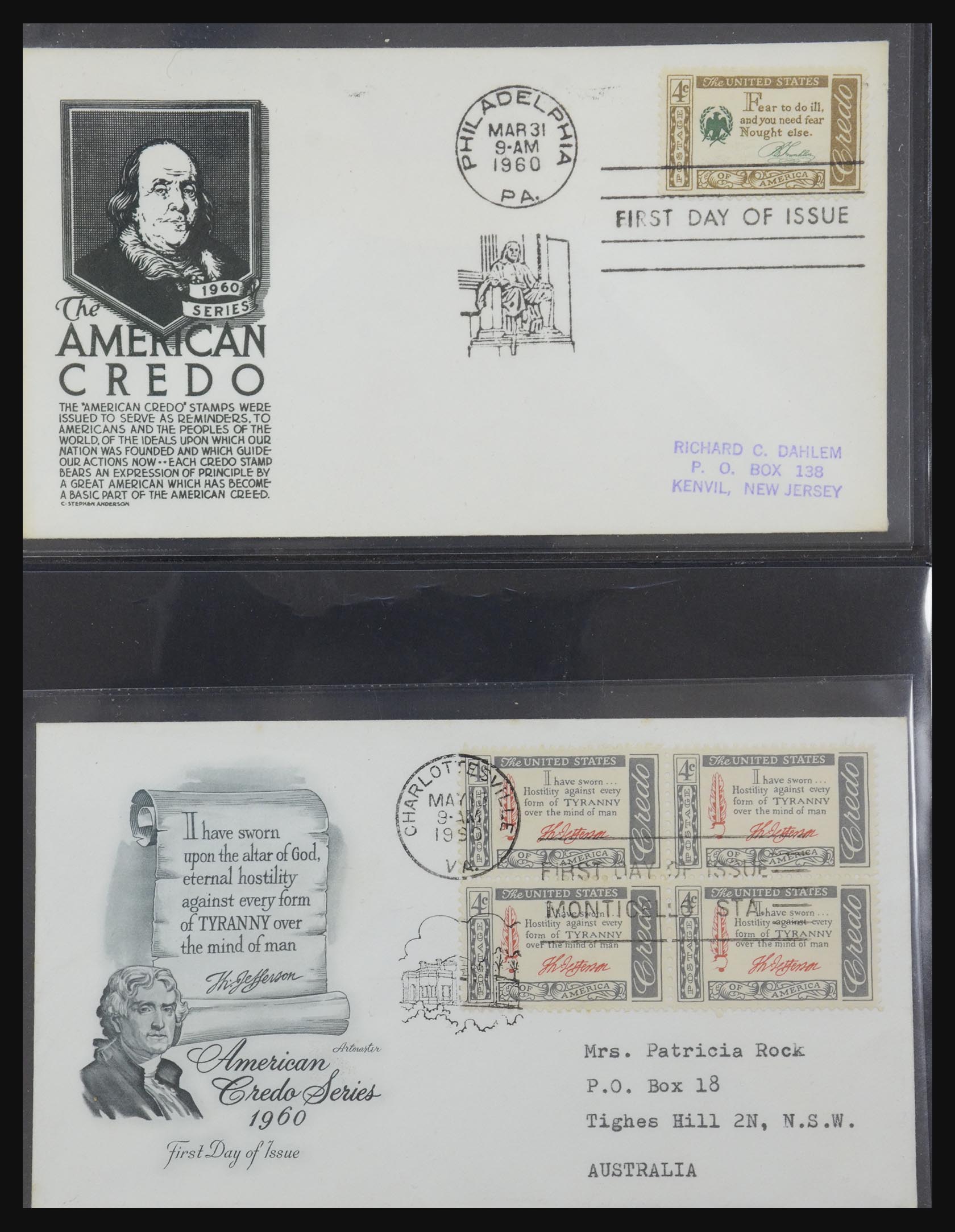31913 0039 - 31913 USA fdc-collectie 1945-1990.