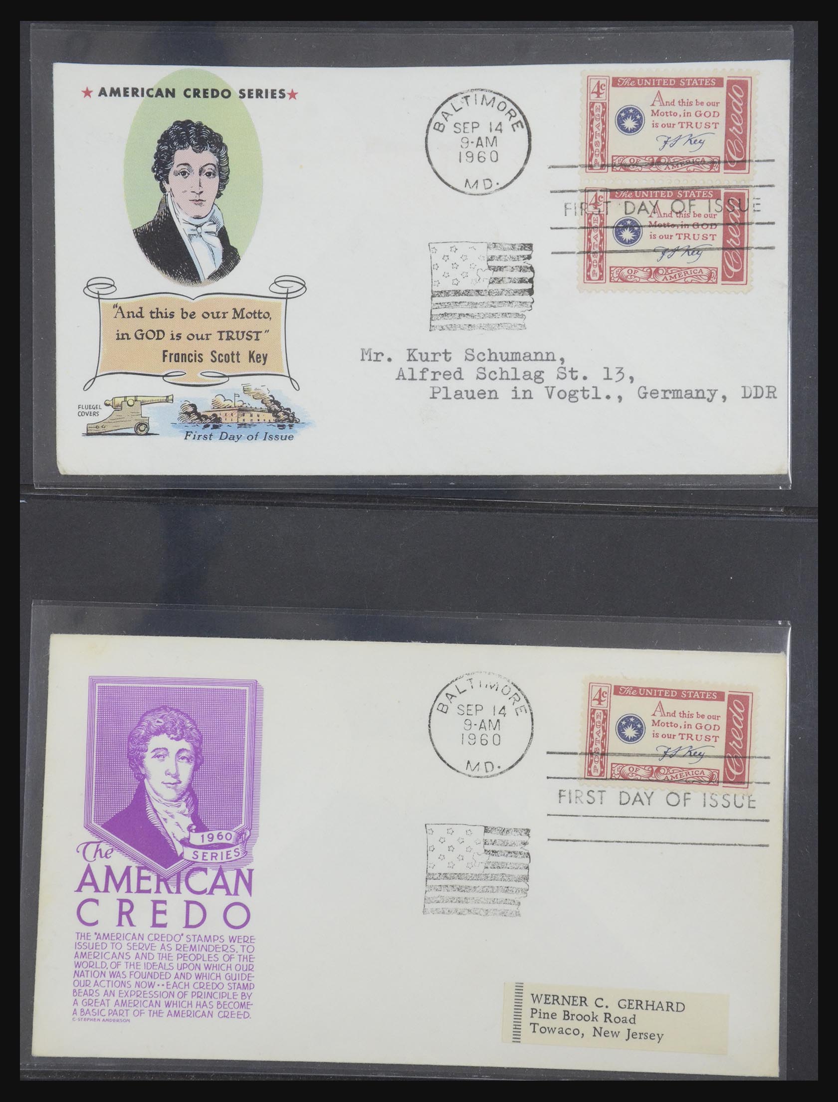 31913 0042 - 31913 USA first day cover collection 1945-1990.