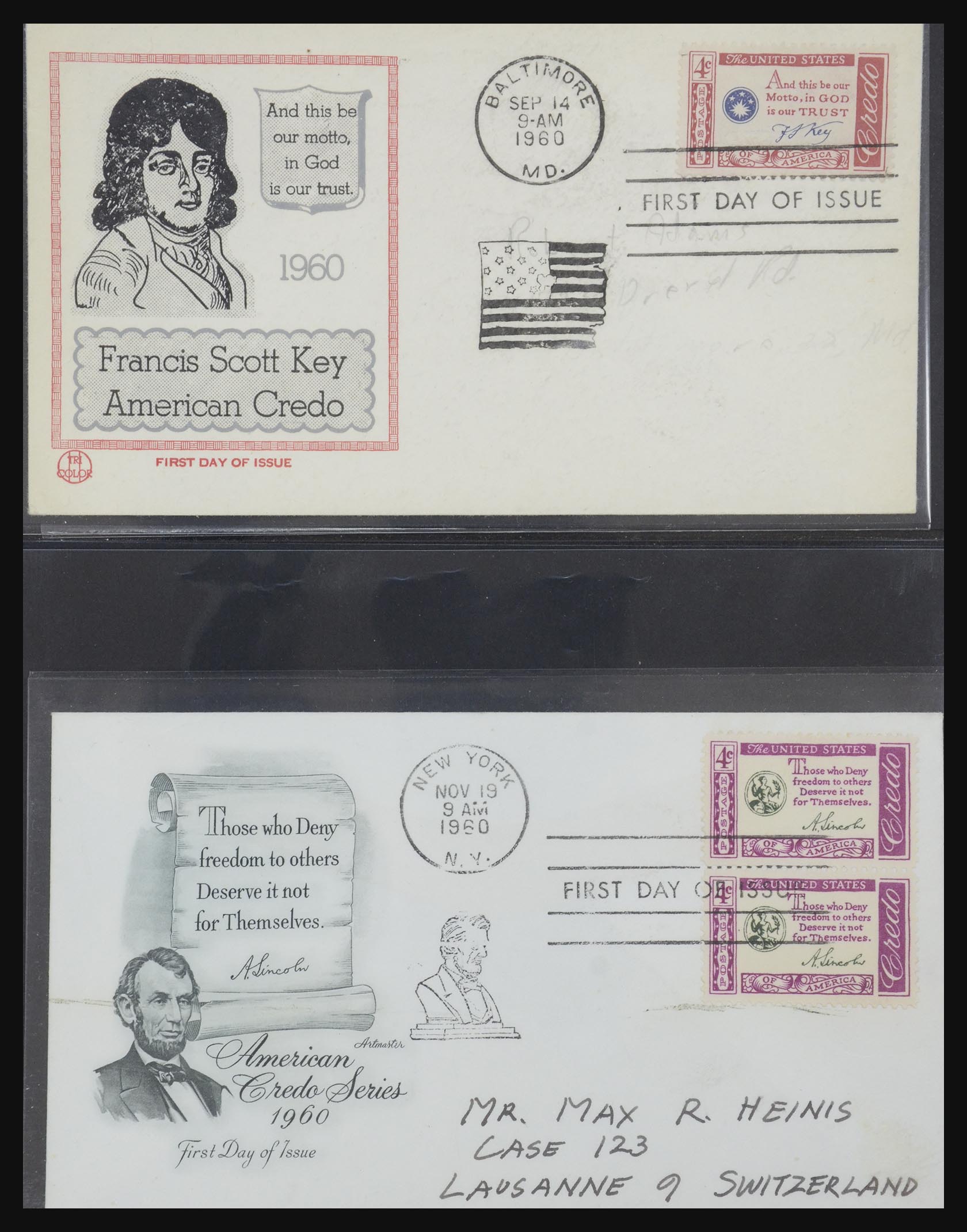31913 0043 - 31913 USA first day cover collection 1945-1990.