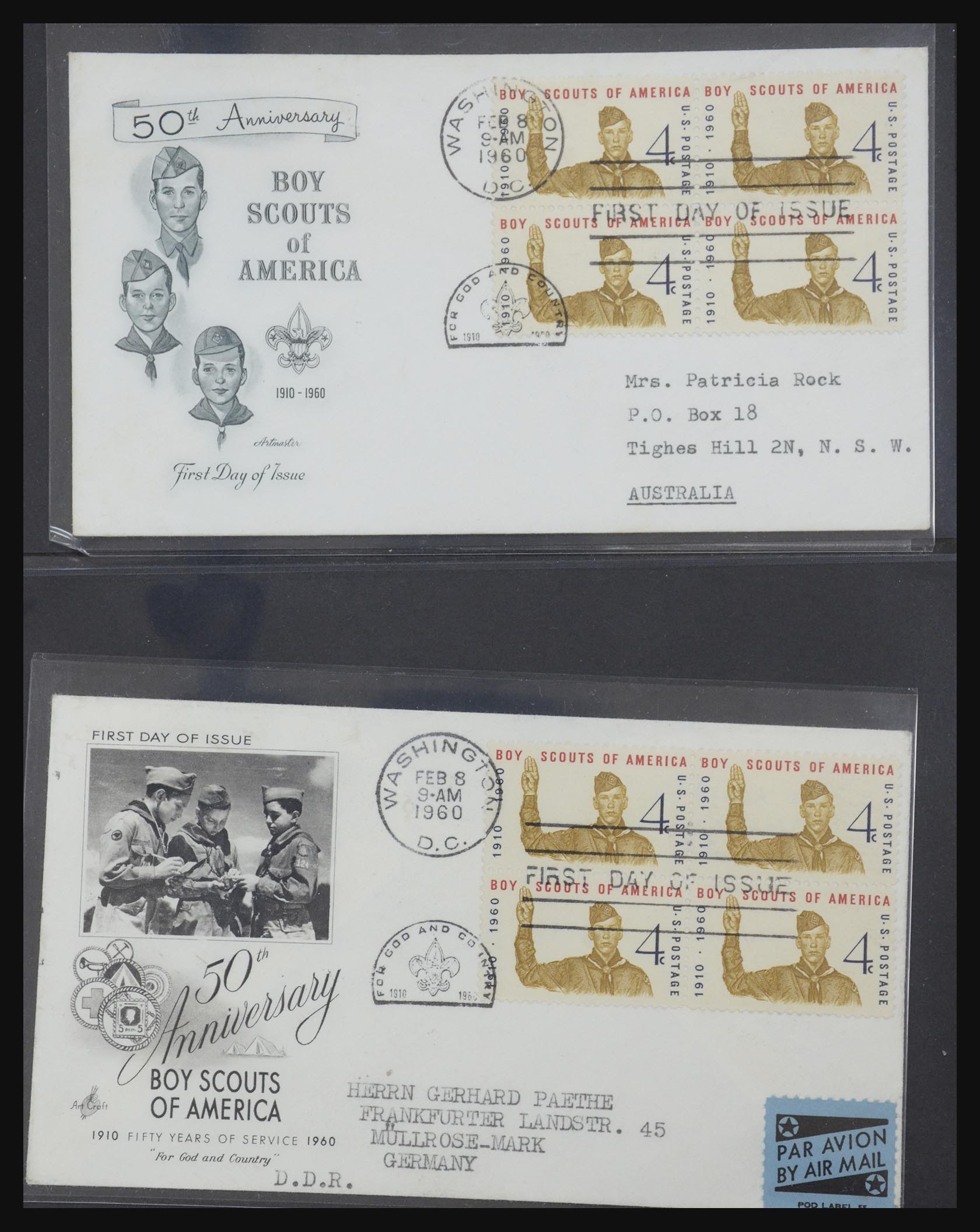 31913 0048 - 31913 USA first day cover collection 1945-1990.