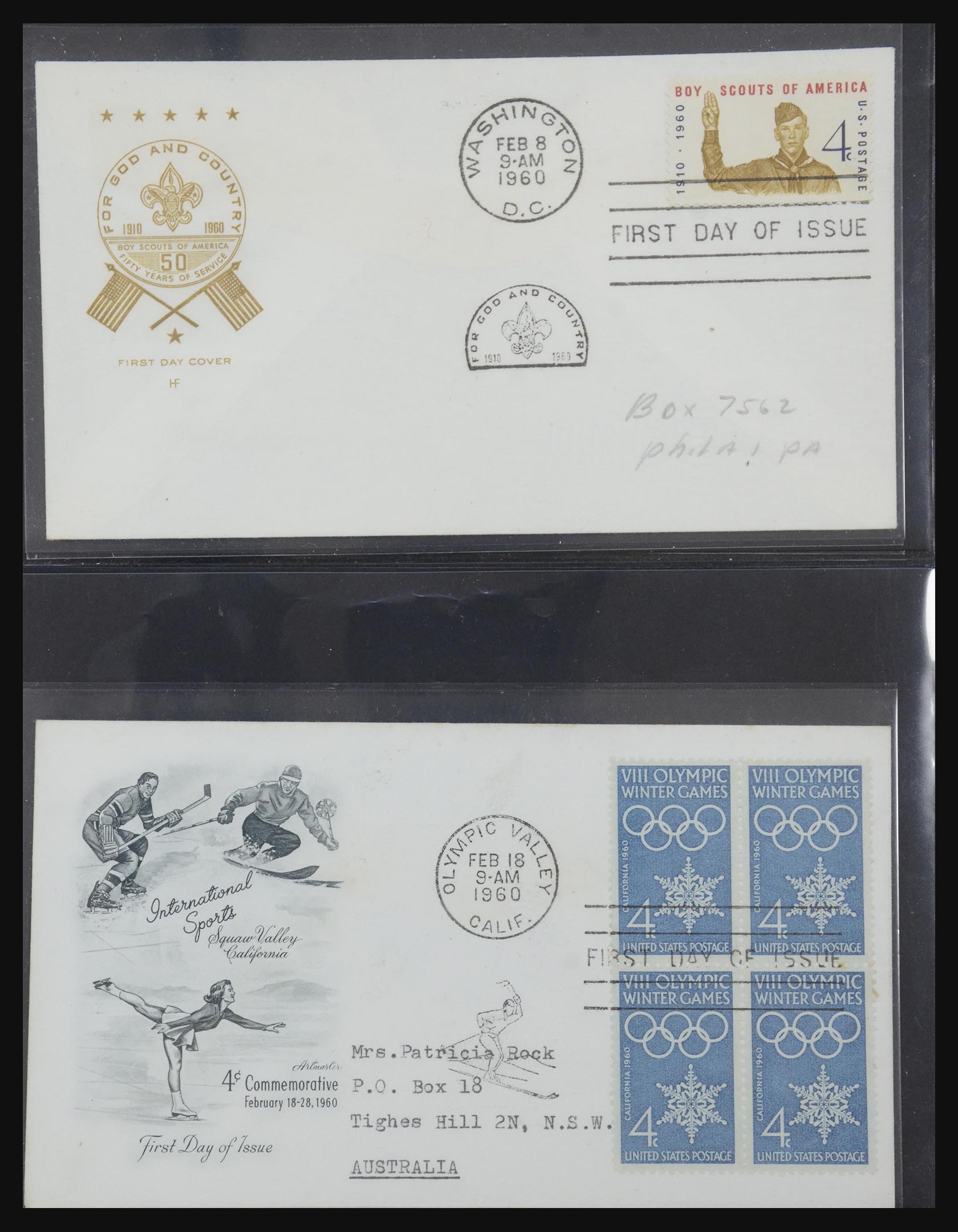 31913 0049 - 31913 USA first day cover collection 1945-1990.