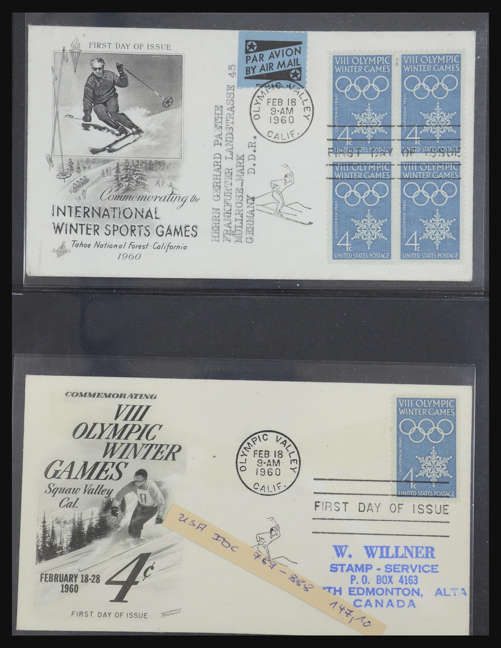 31913 0050 - 31913 USA first day cover collection 1945-1990.