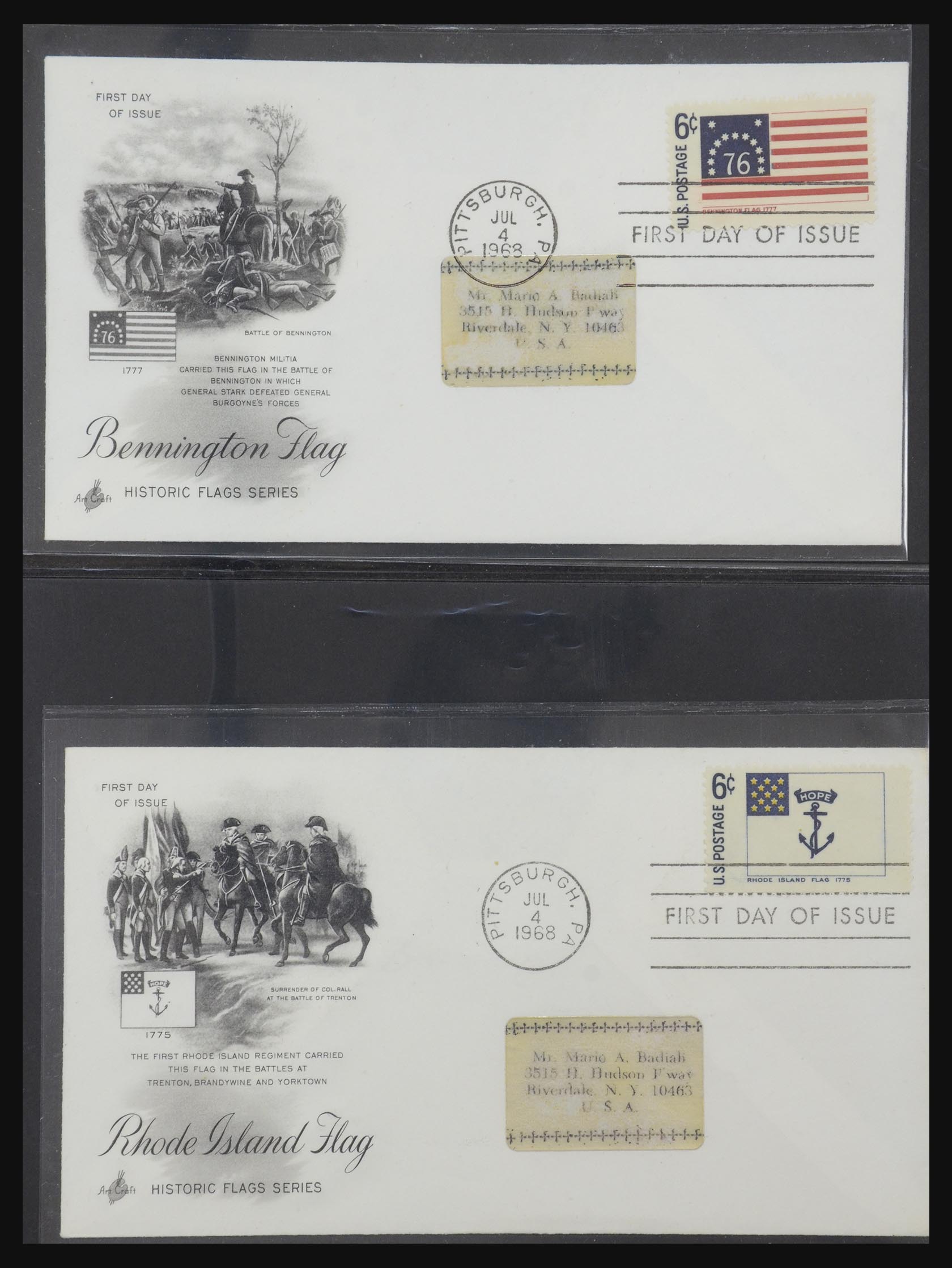 31913 0055 - 31913 USA fdc-collectie 1945-1990.