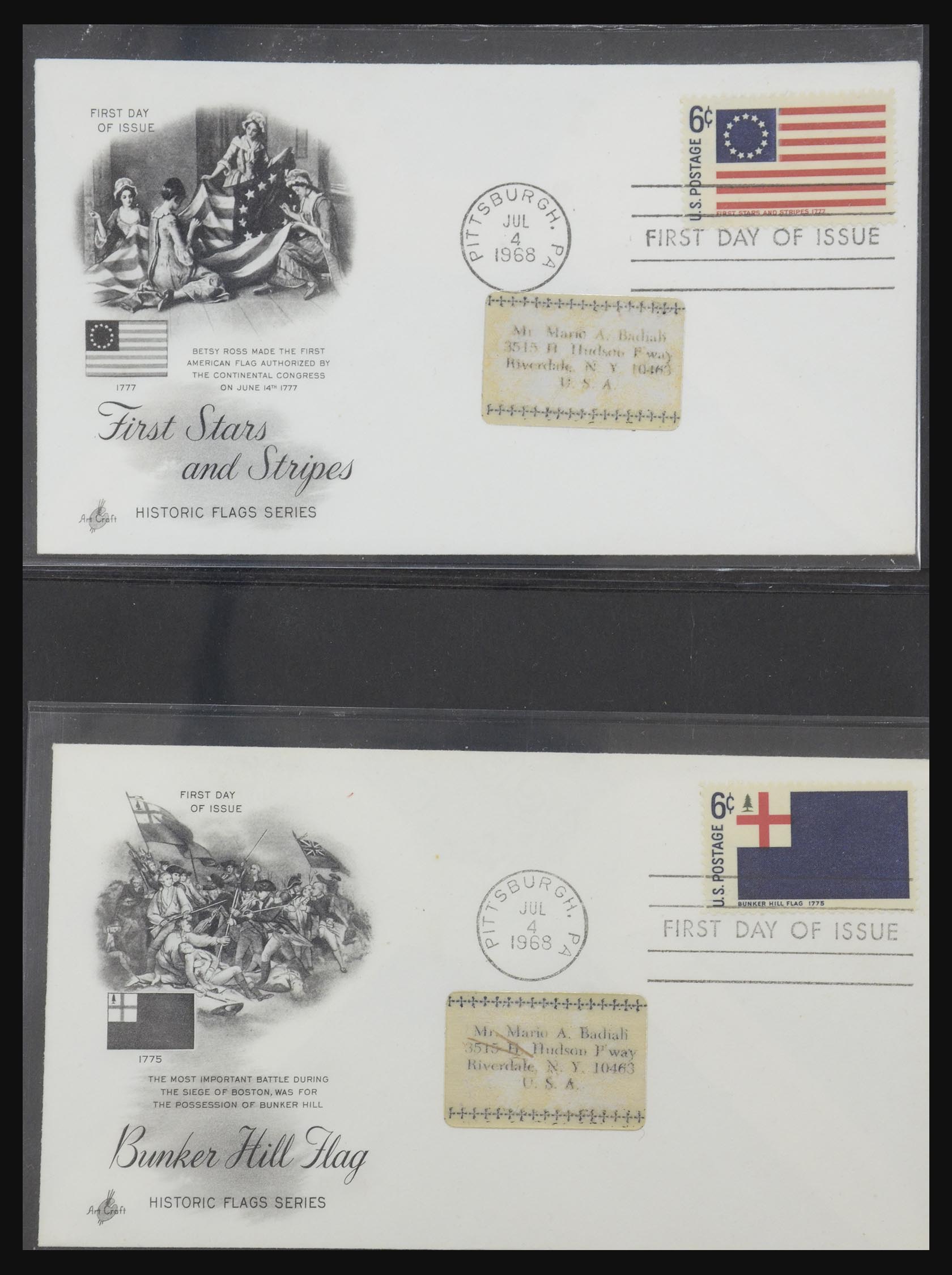 31913 0056 - 31913 USA first day cover collection 1945-1990.
